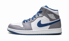 Cushioned durability Air Jordan 1 Mid True Blue