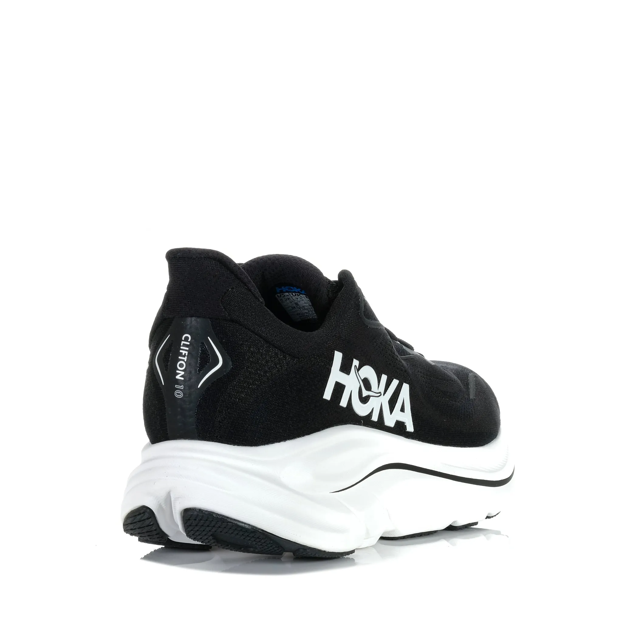 Hoka Clifton 10 Wide (2E) Black/White Supportive design feature