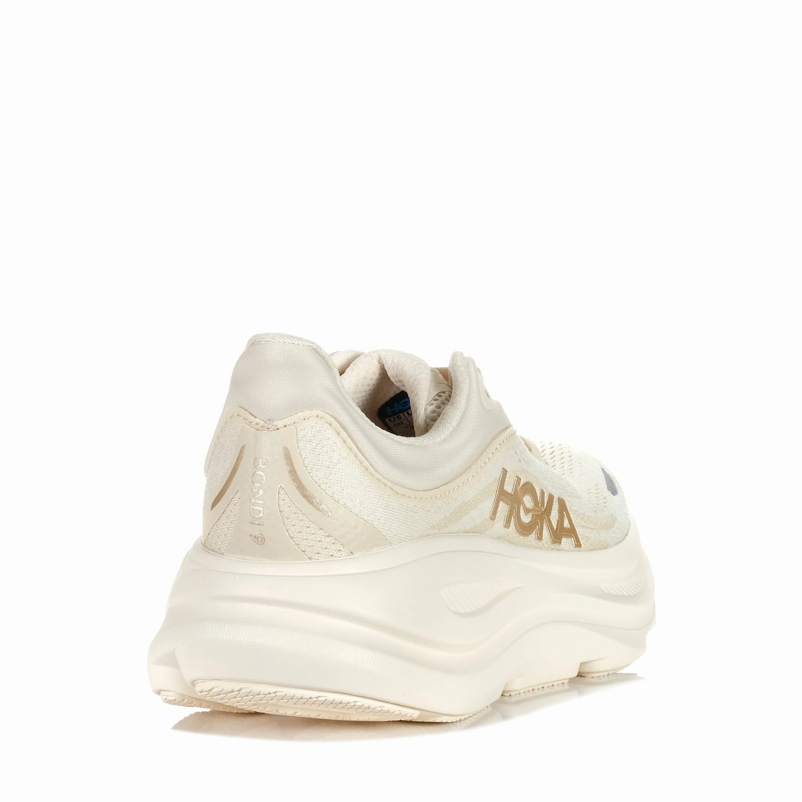 Hoka Bondi 9 (B) Vanilla/Birch Performance Focus