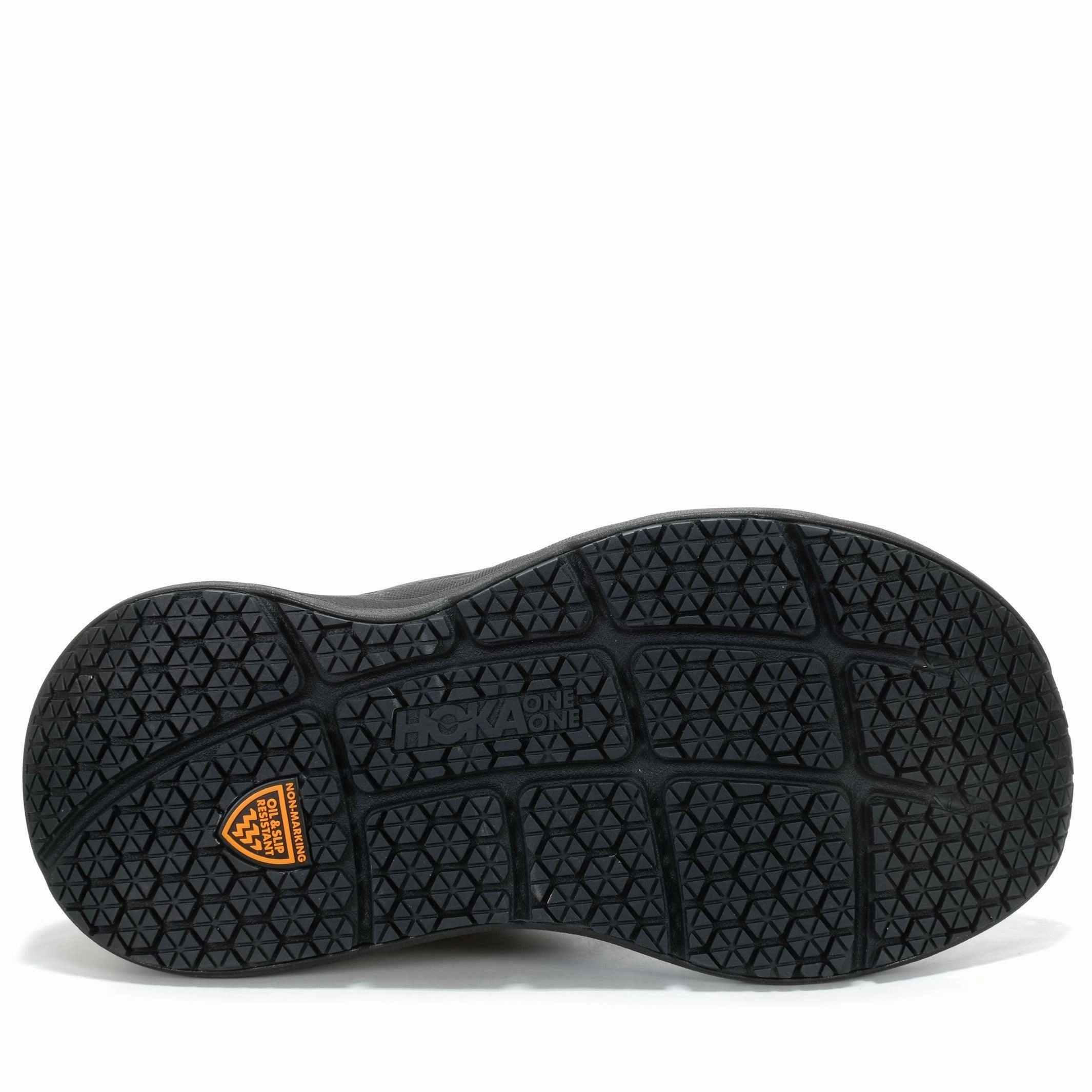 Hoka Bondi SR Wide (2E) Mens Black/Black High Comfort.