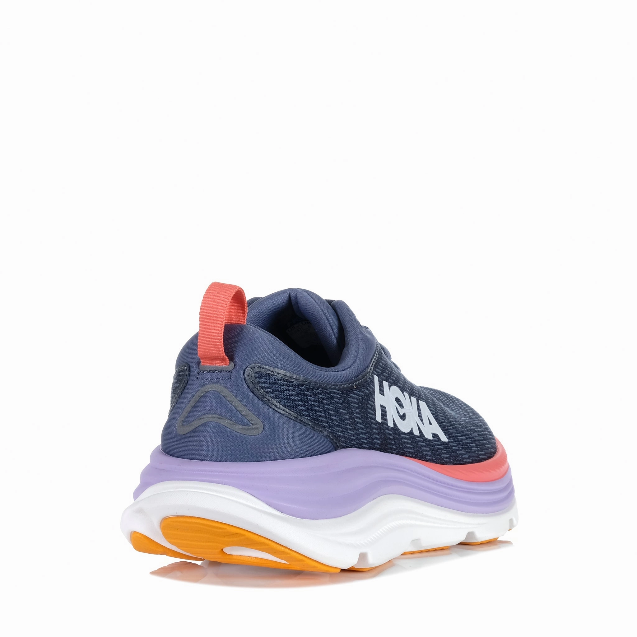 Hoka Gaviota 5 Wide (D) Anchor/Grapefruit Comfort support zone