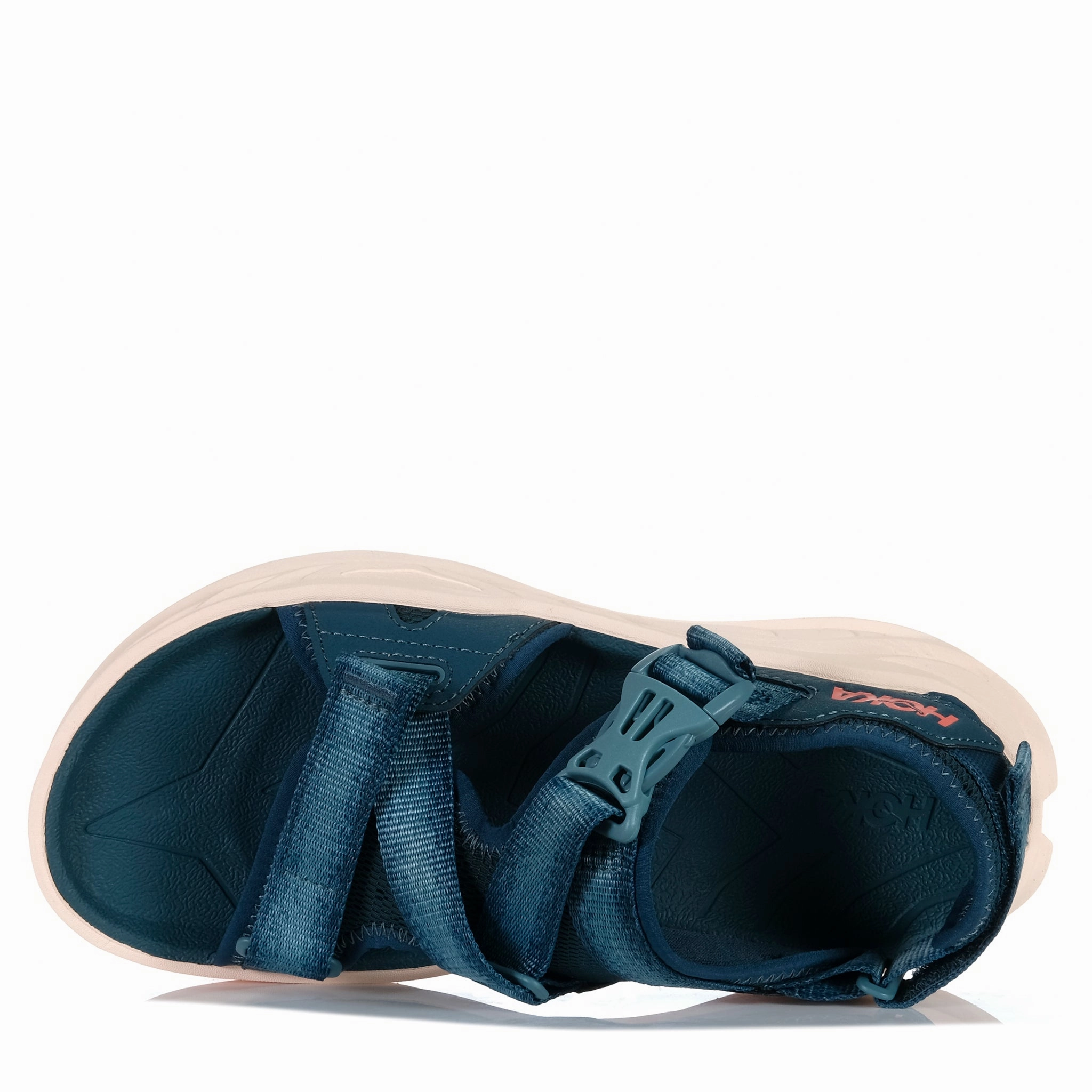 Hoka Infini Hike TC (B) Blue Twilight/Grapefruit Classic Look