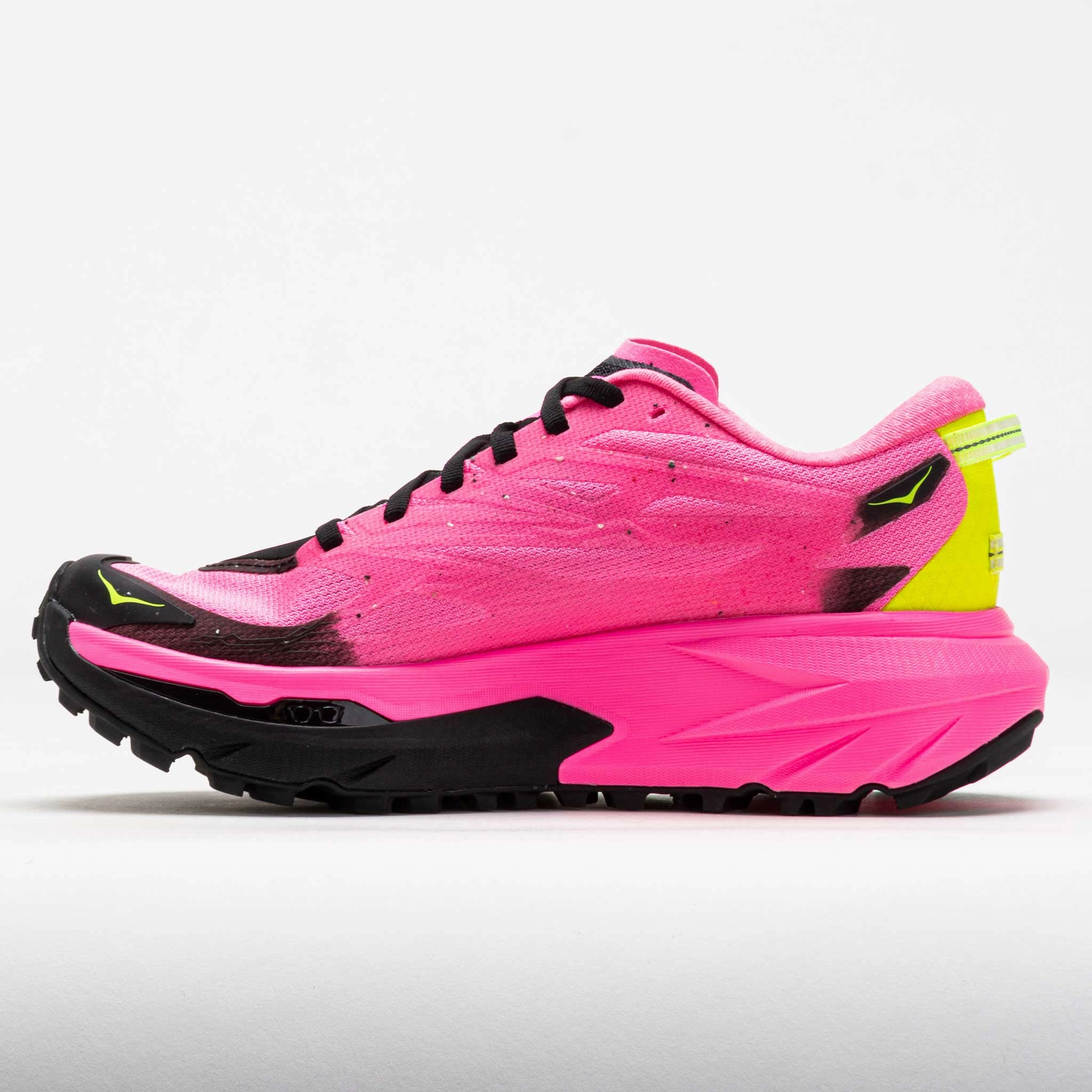 HOKA Mafate 5 Women's Neon Rose/Black Support frame