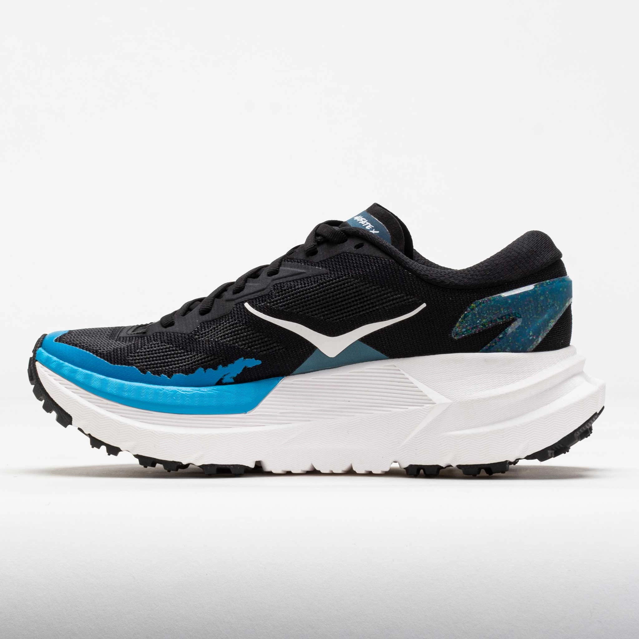 HOKA Mafate X Men's Black/Skyward Blue Trail armor