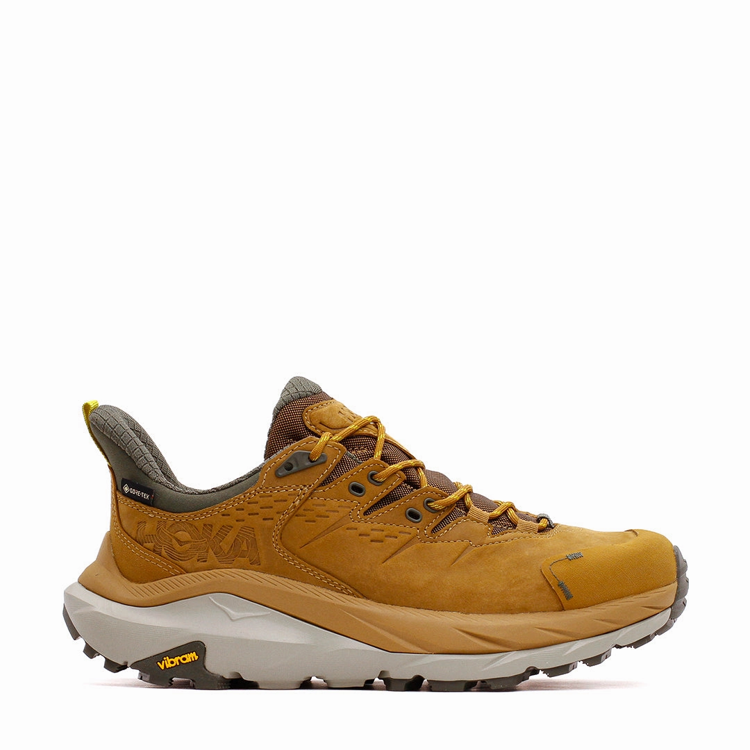 Hoka One One Men Kaha 2 Low GTX Gore-Tex Honey Barley 1123190-HLY Soft Walk Step Glide
