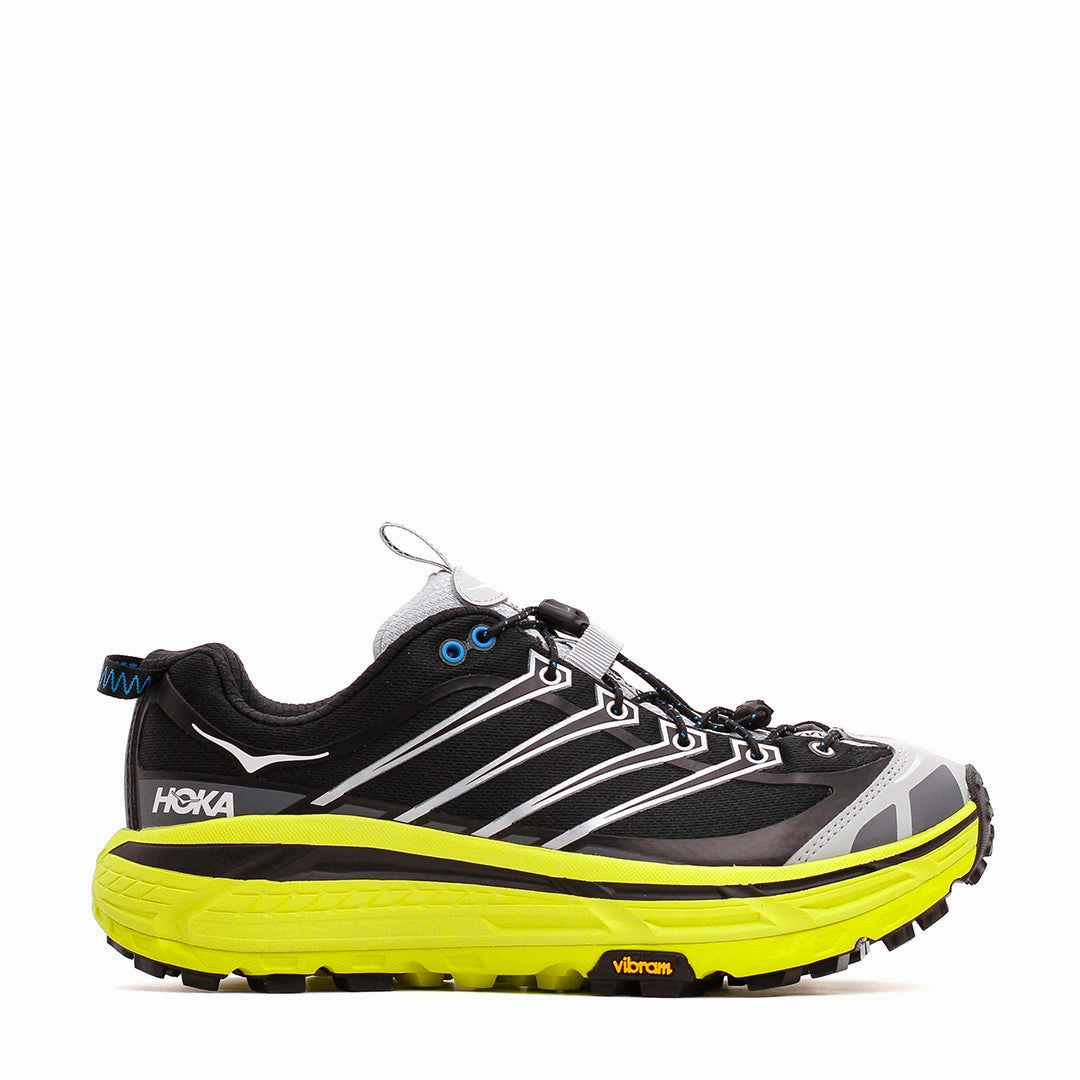 Hoka One One Men Mafate Three2 Black Hoka Citrus 1141572-BHK Daily Essential