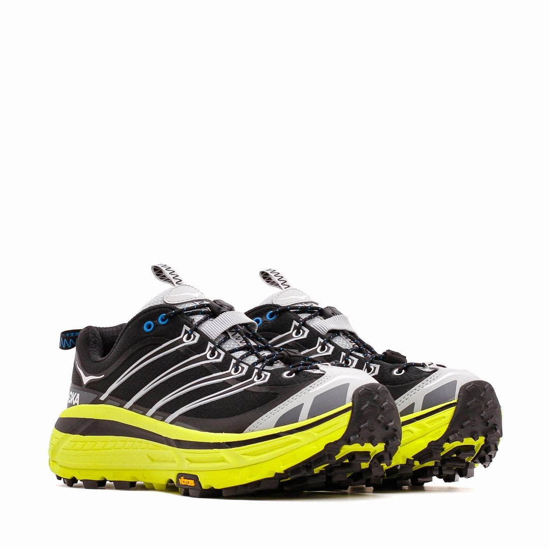 Hoka One One Men Mafate Three2 Black Hoka Citrus 1141572-BHK Daily Essential