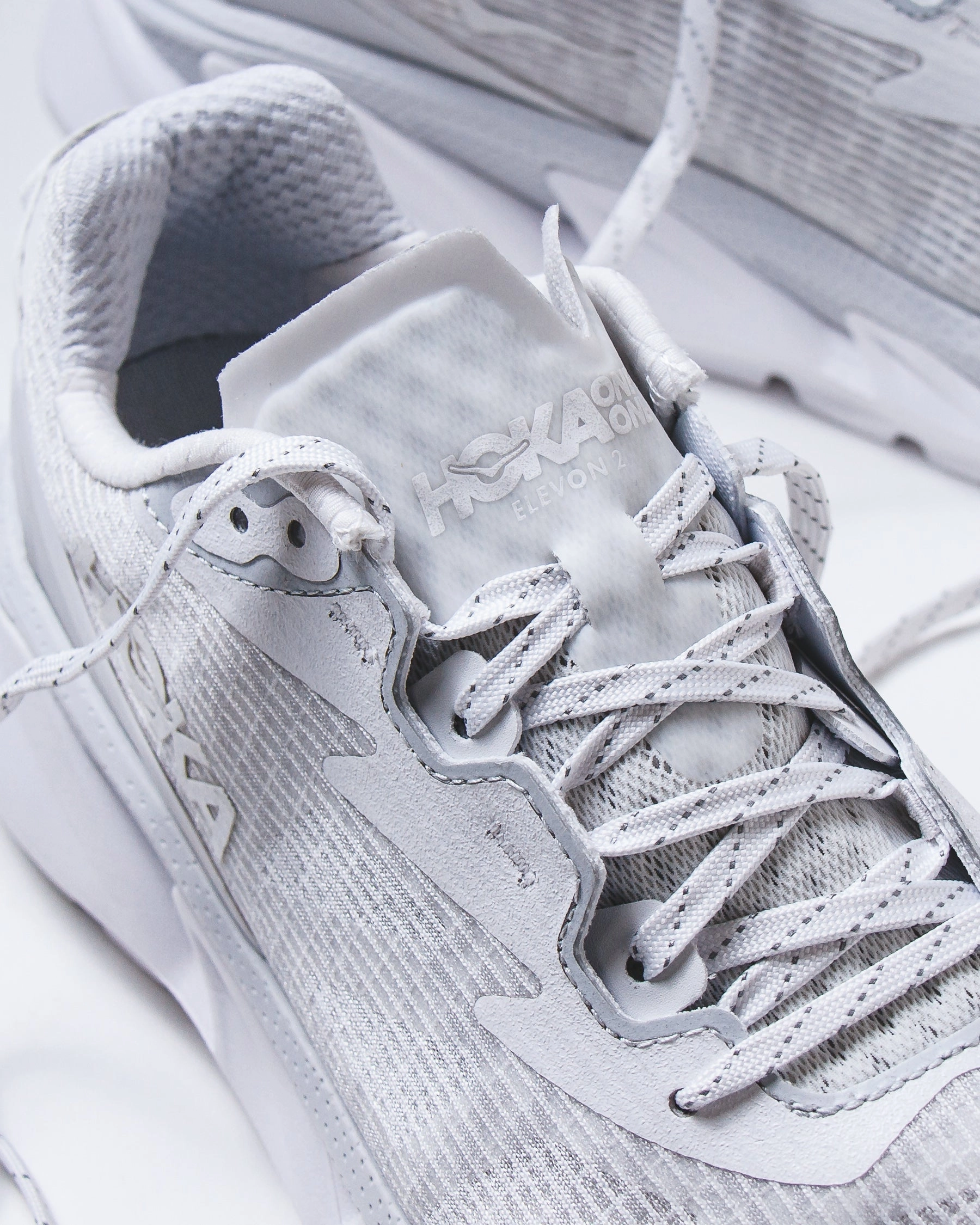 Hoka One One Unisex Elevon 2 TS White Cosmic Grey 1165230-WMC Sport Inspired