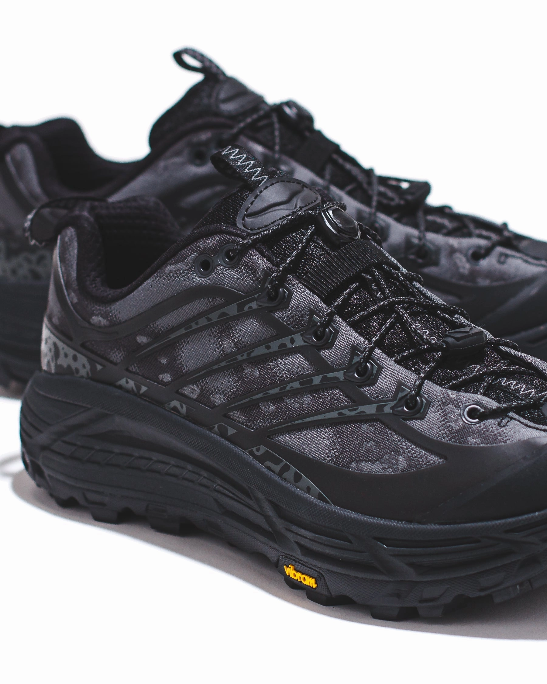 Hoka One One Unisex Mafate Three 2 TS Black Carbon Black Core 1162770-BBNB Soft Step