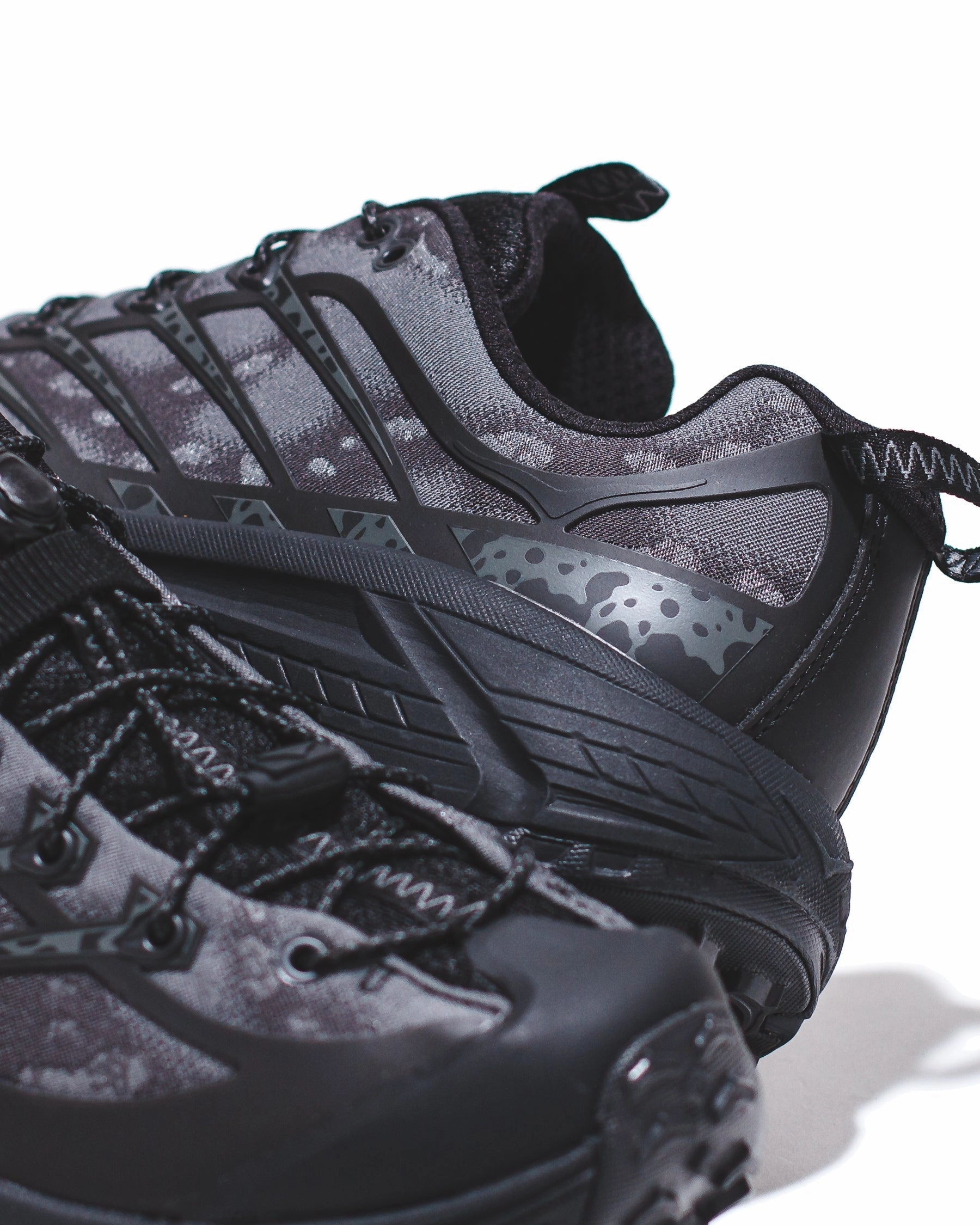 Hoka One One Unisex Mafate Three 2 TS Black Carbon Black Core 1162770-BBNB Soft Step