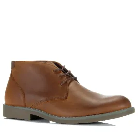 Comfortable Boots High-Quality Leather Hush Puppies Terminal Mahogany