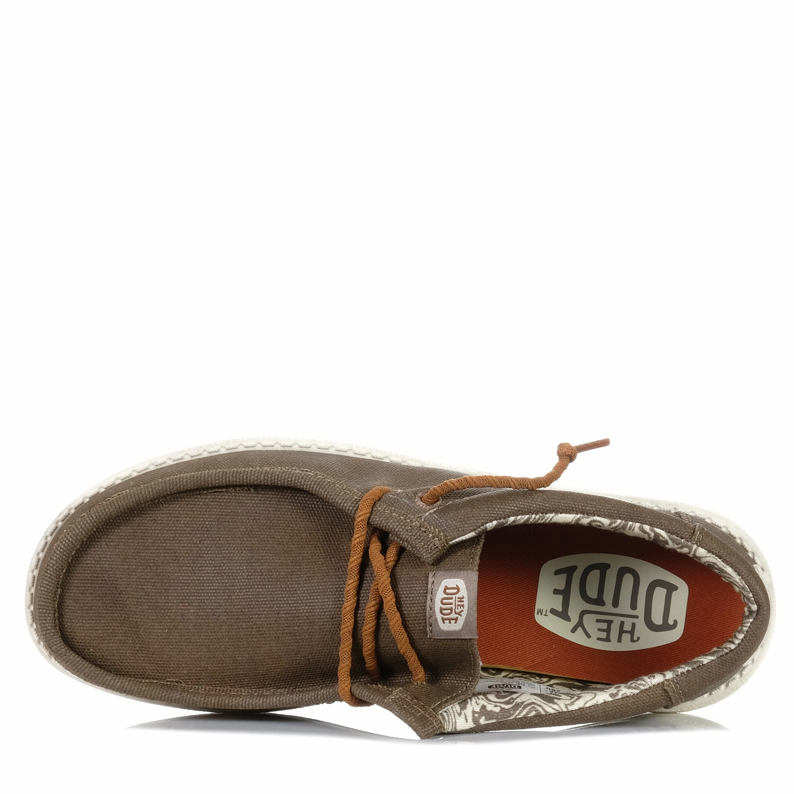 Hyper Light Feel Hey Dude Mens Wally Waxed Canvas Walnut