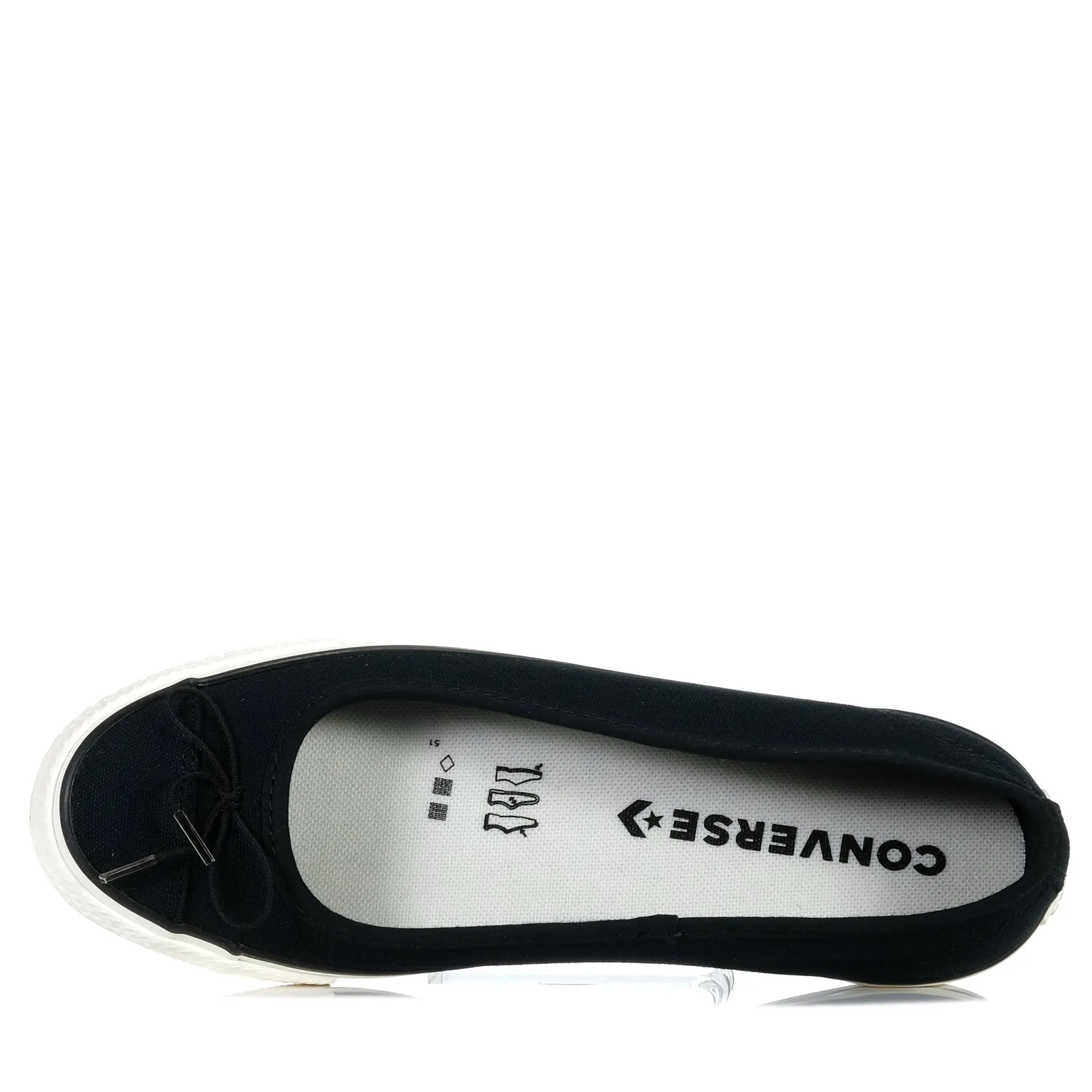 Iconic lining Converse Chuck Taylor Dainty Ballerina Slip Black