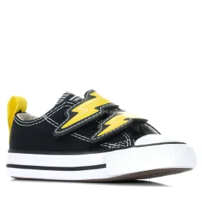 Converse Chuck Taylor Infant Electric Bolt Low Black Long Day Dynamic Motion