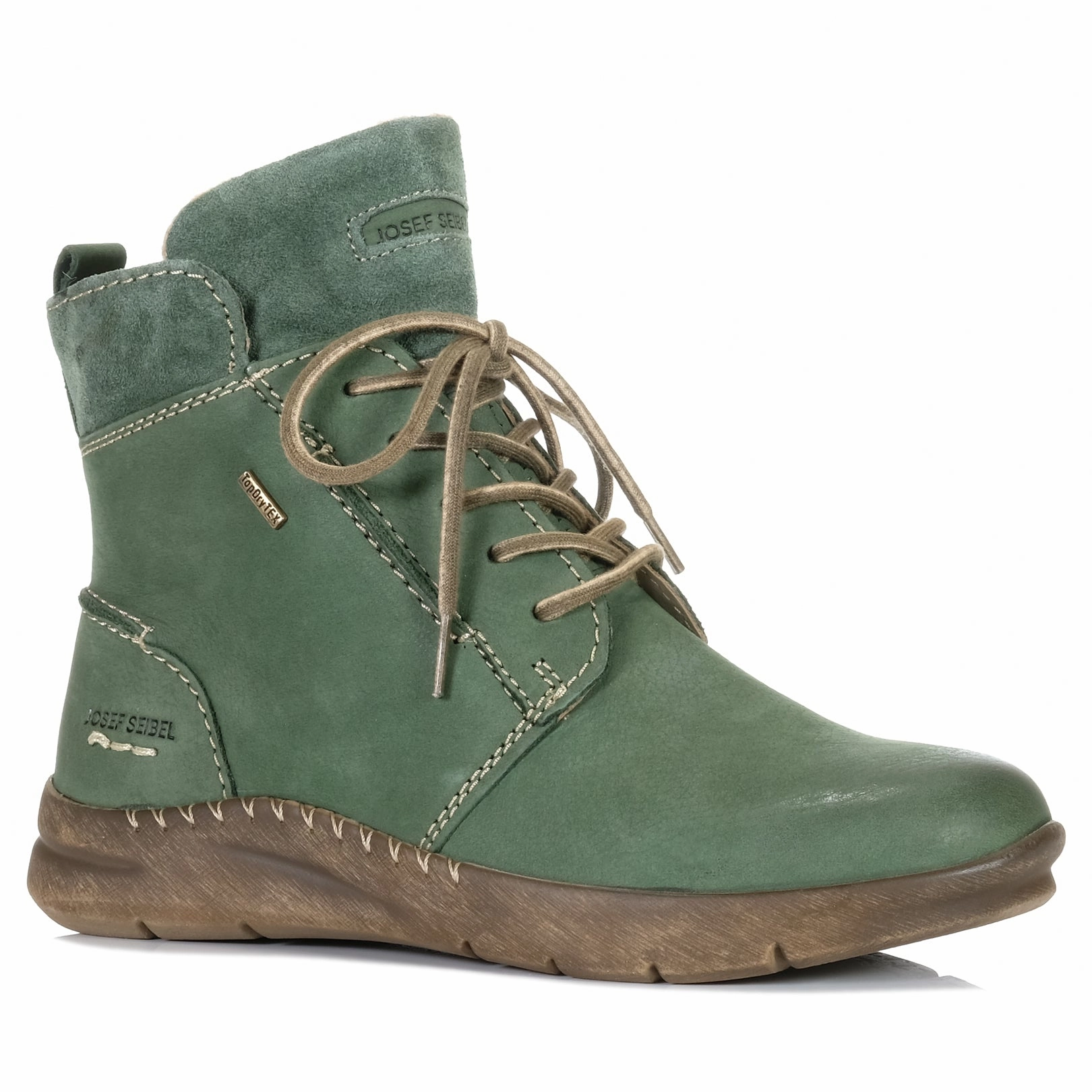 Velvet Texture Tough Terrain Josef Seibel Conny 53 Grun Green