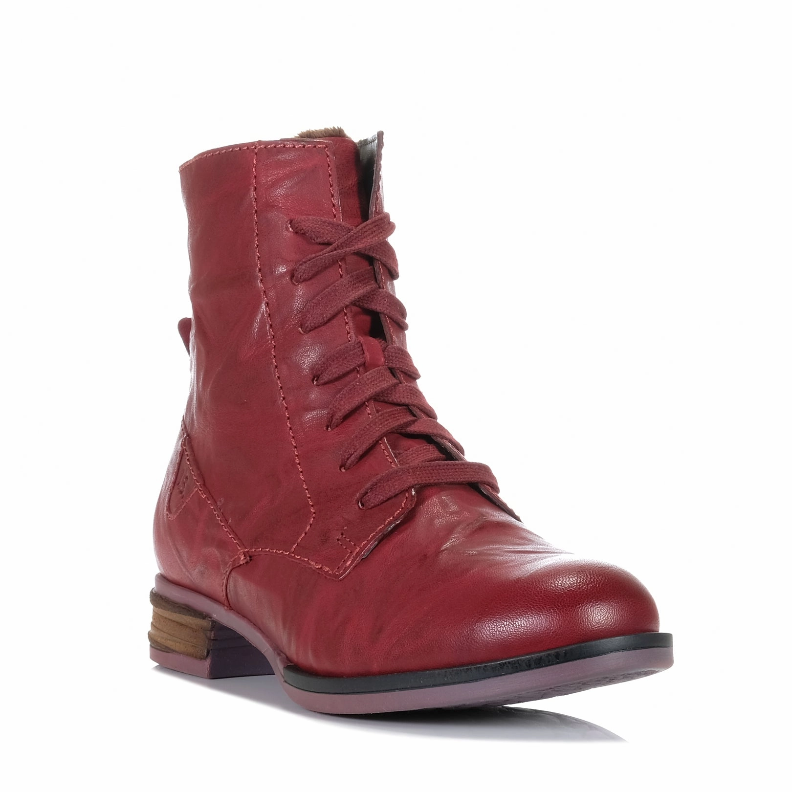 Josef Seibel Sanja 01 Bordeaux Red Army Grade