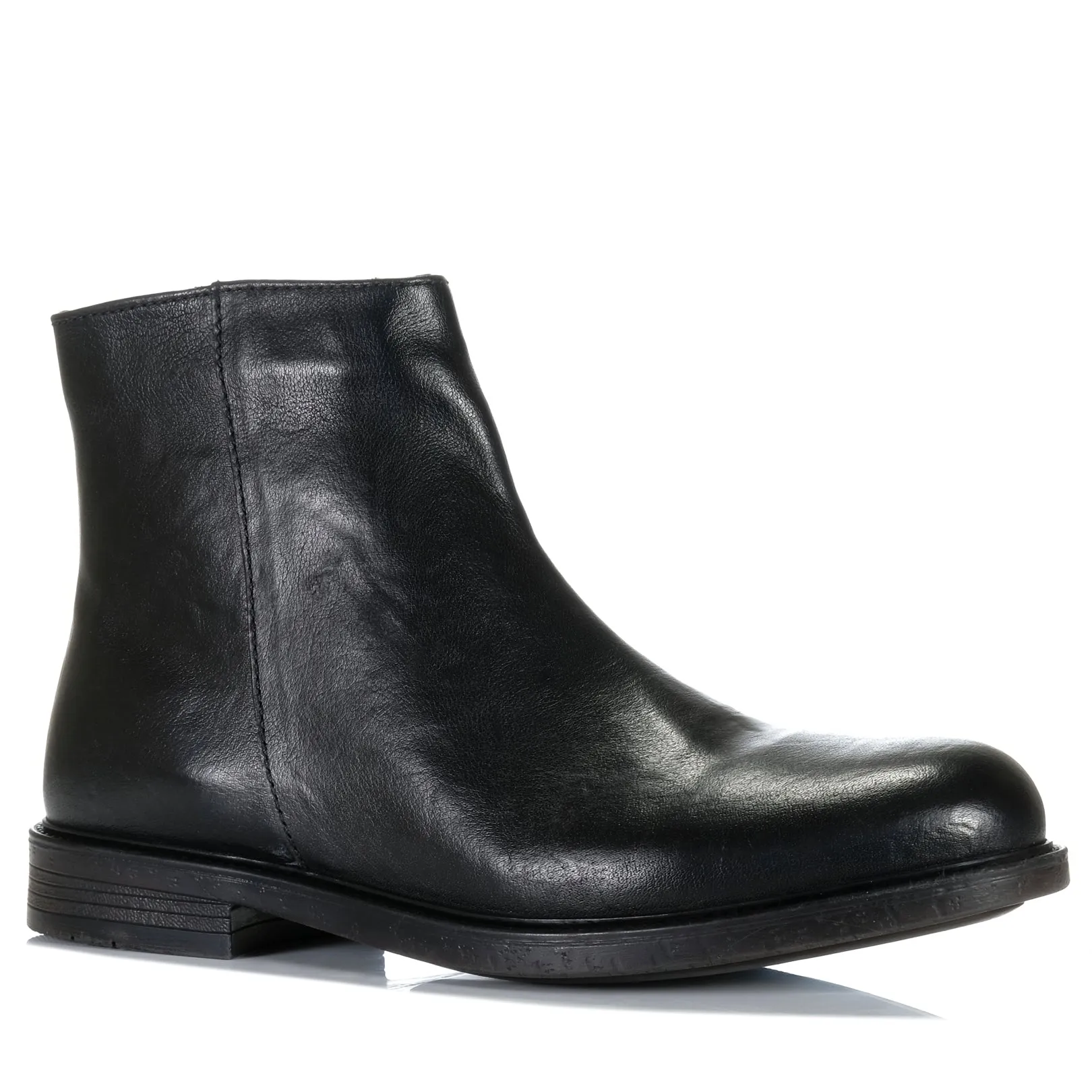 Julius Marlow Quest Black Side zipper High-Top Style