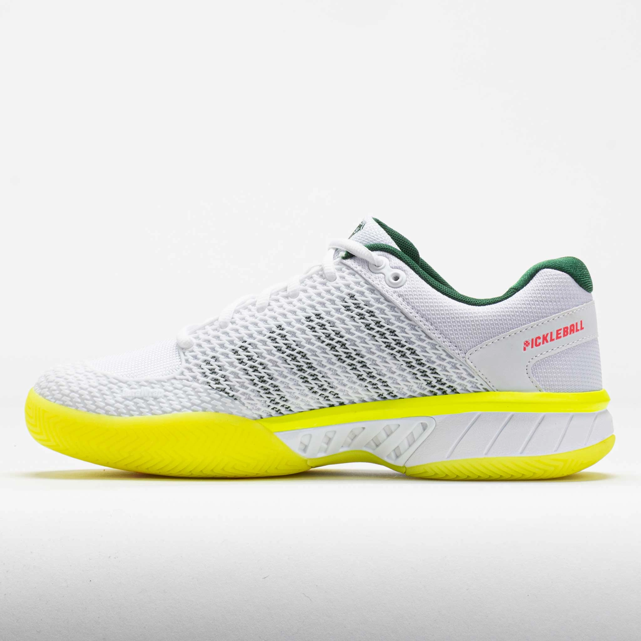 K-Swiss Express Light Pickleball Men's White/Neon Lime/Eden Ultra-soft piece