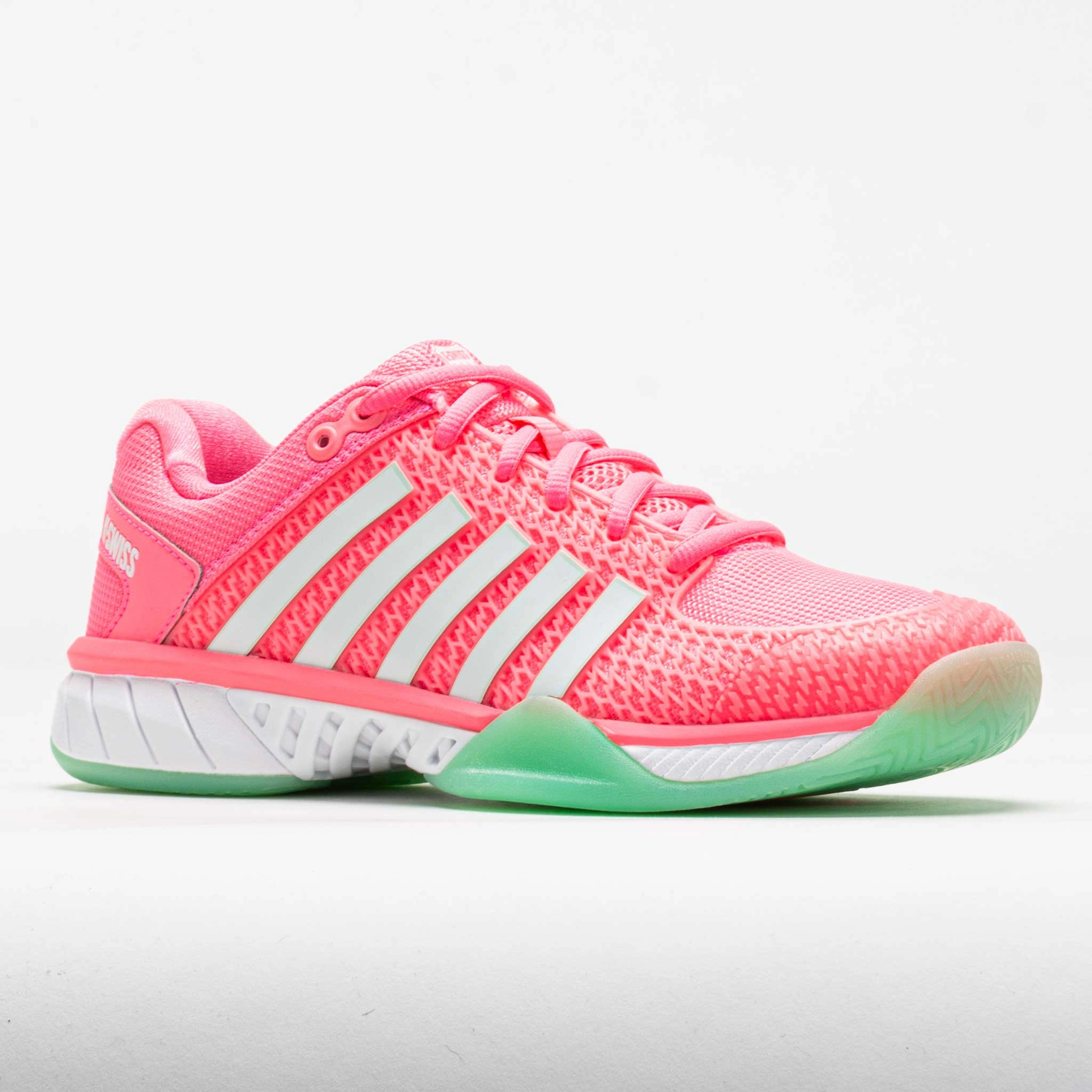 K-Swiss Express Light Pickleball Women's Pastel Pink/Neon Mint/White Quick Motion