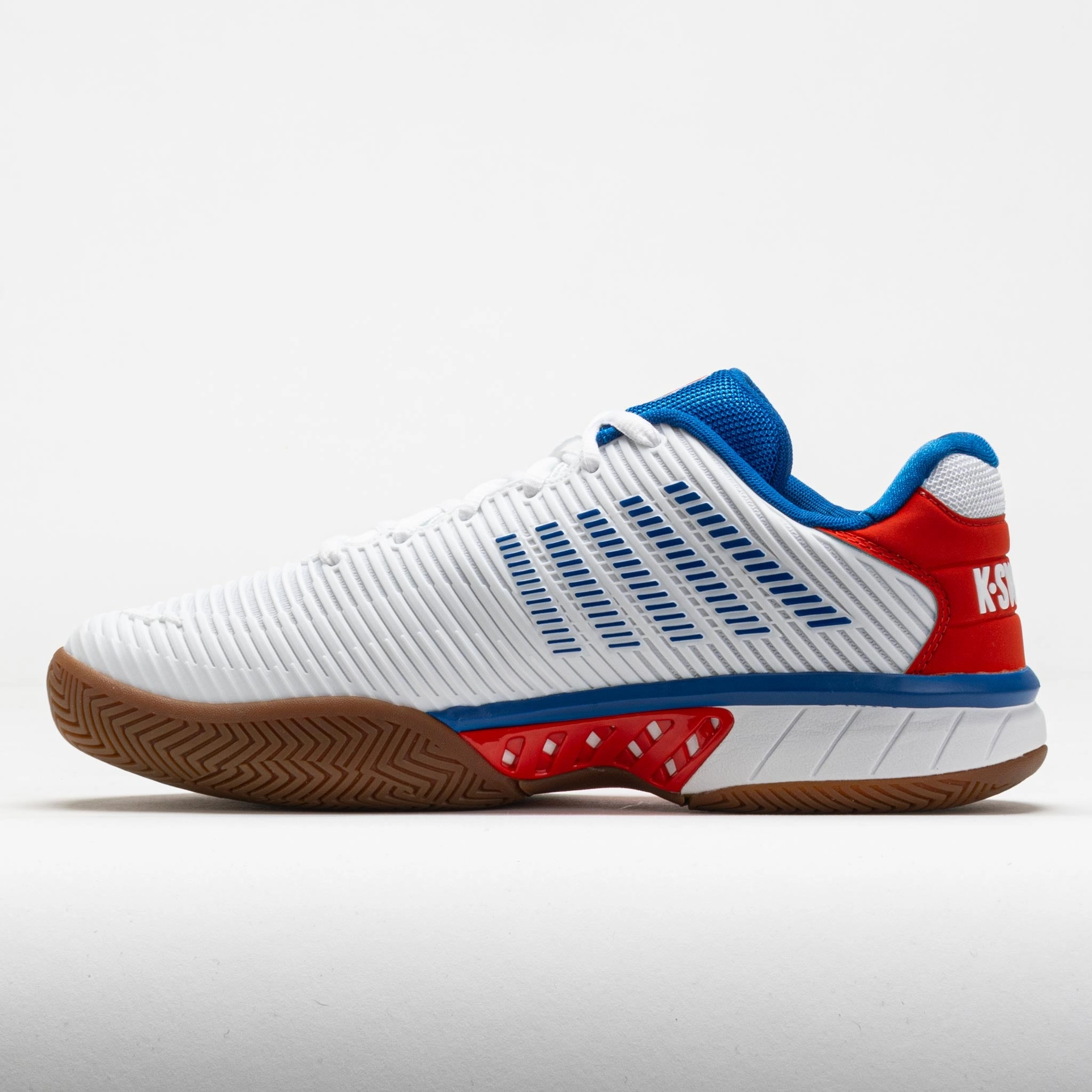 K-Swiss Hypercourt Express 2 Indoor Men's Bright White/High Risk Red Active Foam