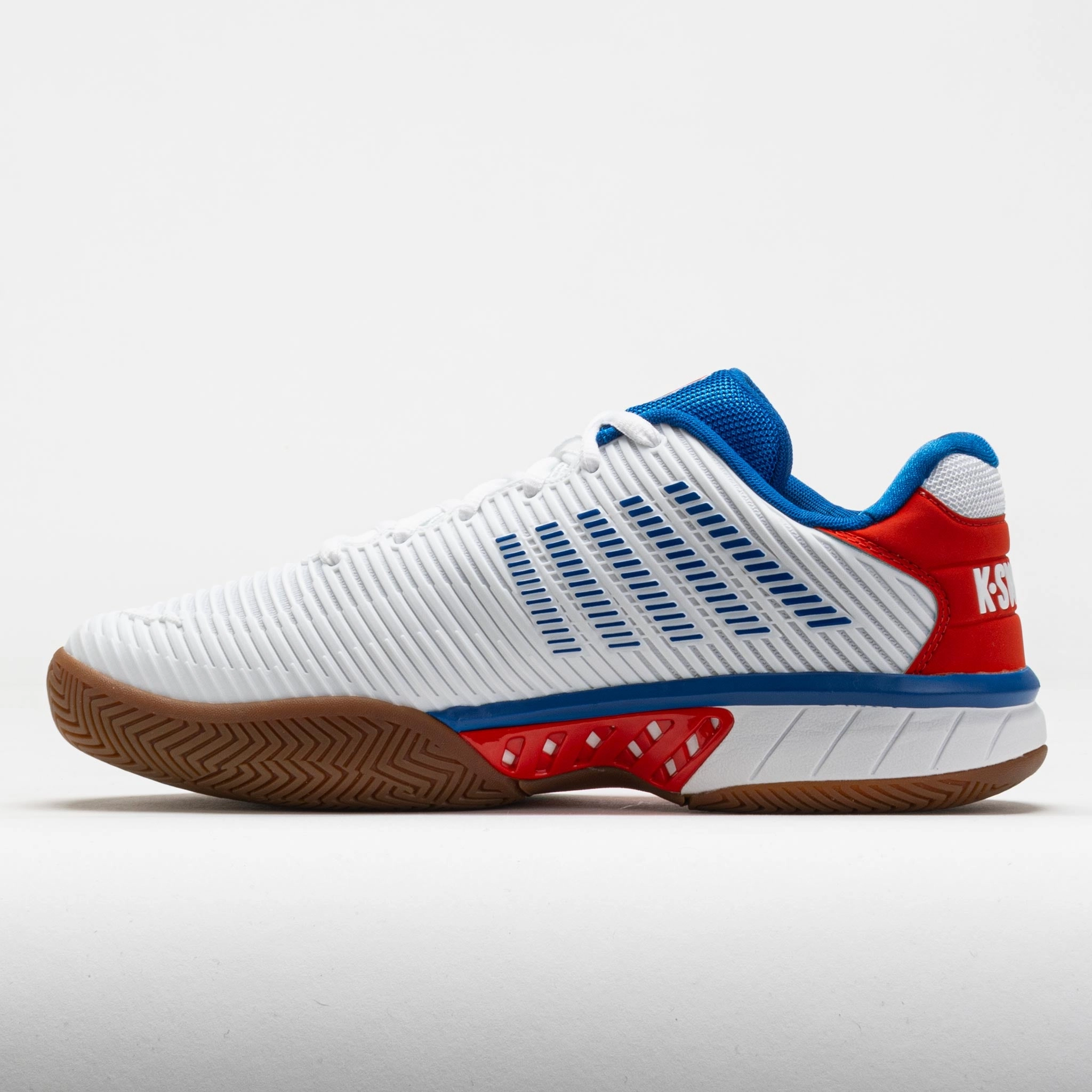 K-Swiss Hypercourt Express 2 Indoor Men's Bright White/High Risk Red Active Foam