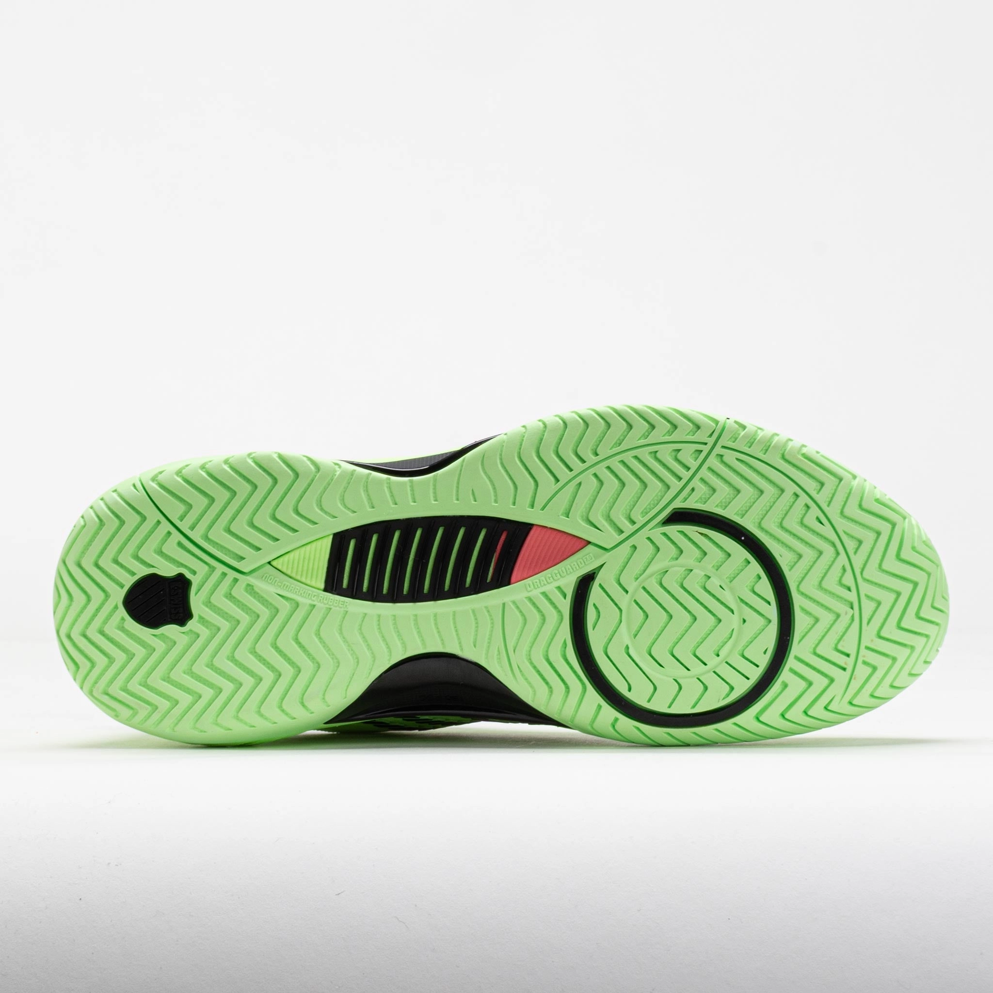 K-Swiss Hypercourt Supreme 2 Men's Soft Neon Green/Black/Neon Lava Midfoot Support