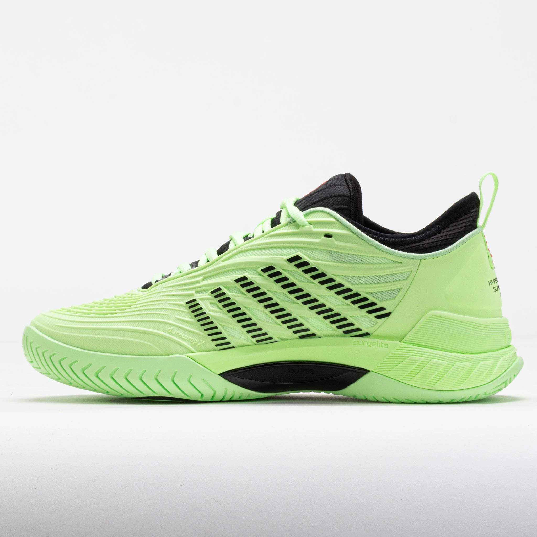 K-Swiss Hypercourt Supreme 2 Men's Soft Neon Green/Black/Neon Lava Midfoot Support