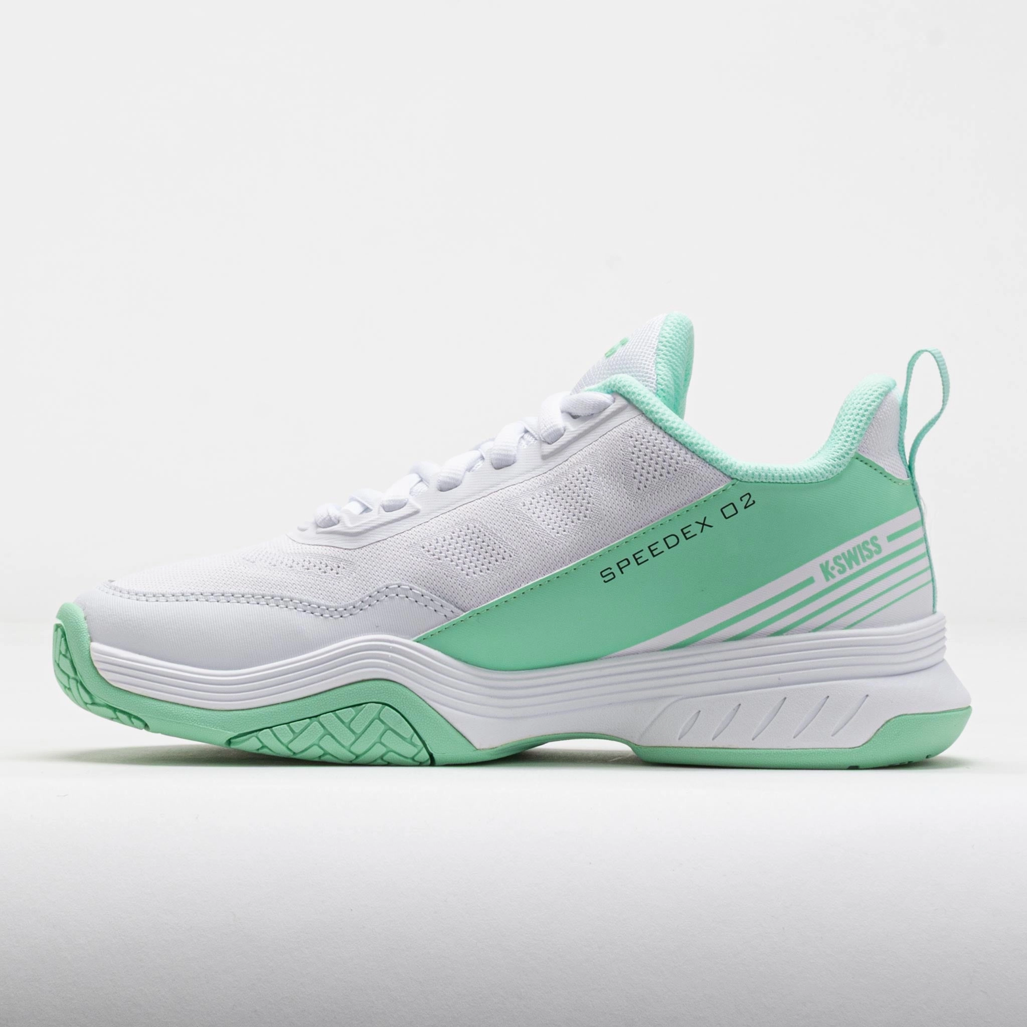 K-Swiss Speedex 2 Women's White/Neon Mint/Black Secure Lace