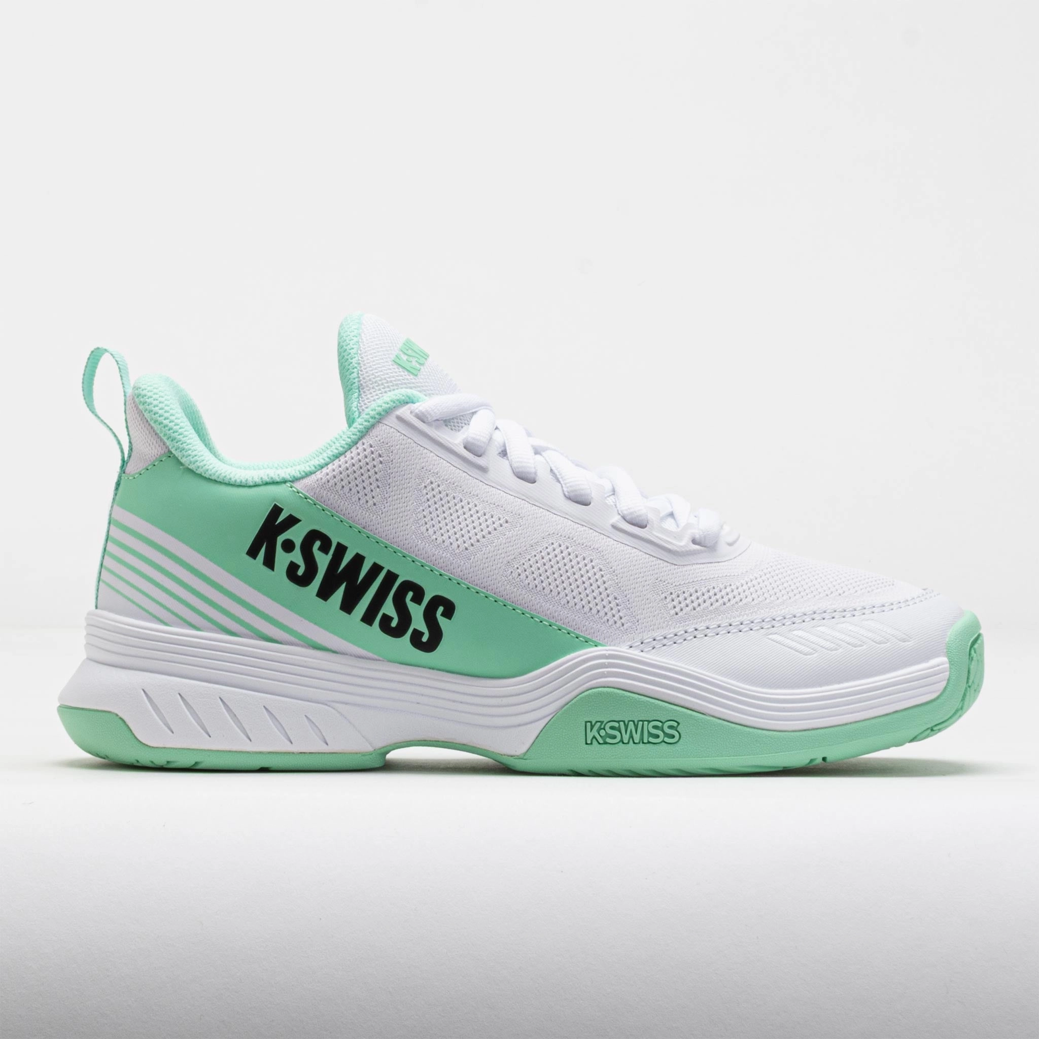K-Swiss Speedex 2 Women's White/Neon Mint/Black Secure Lace