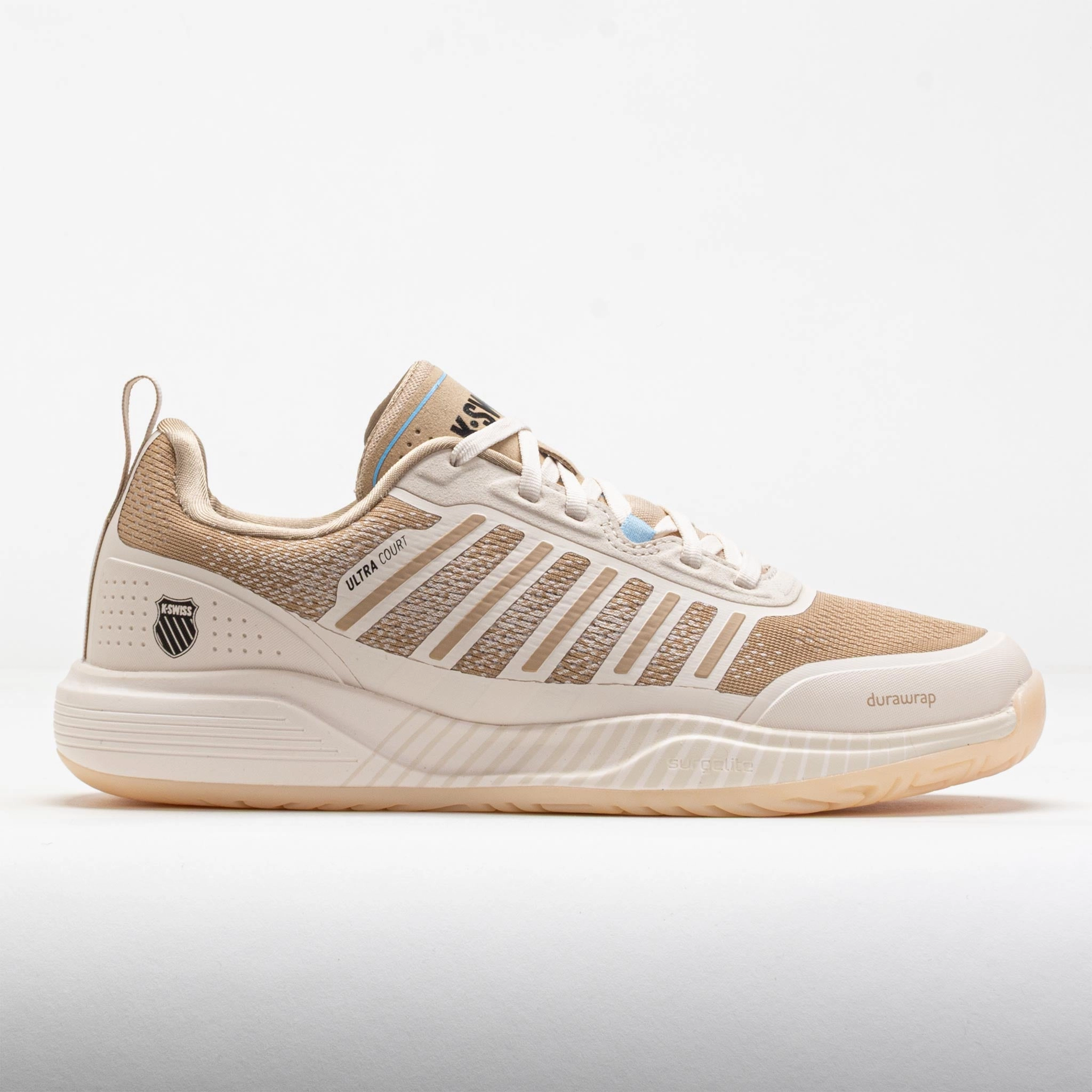 K-Swiss Ultra Court Men's Jet Stream/Irish Cream Slip Control