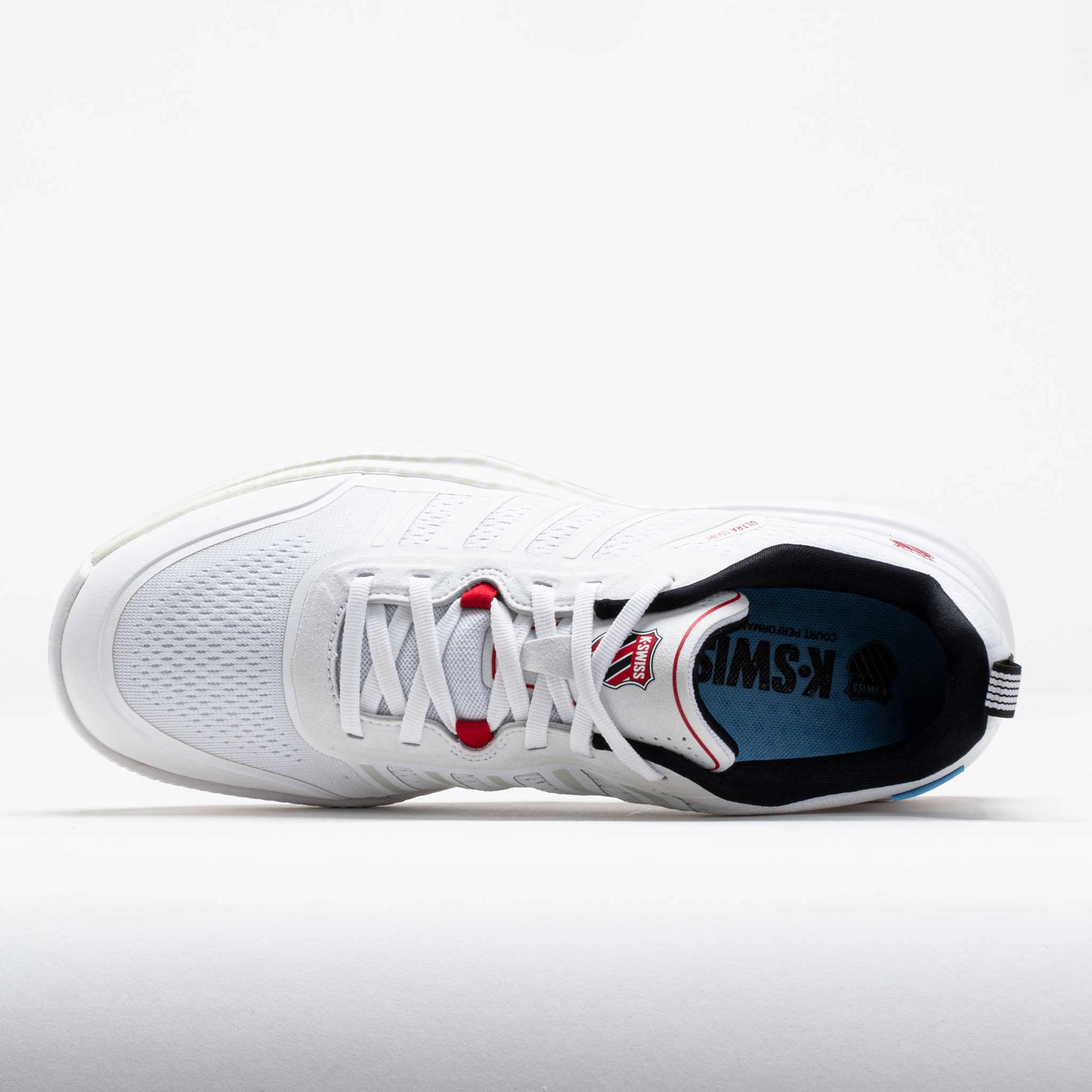 K-Swiss Ultra Court Men's White/Black/Mars Red Elastic