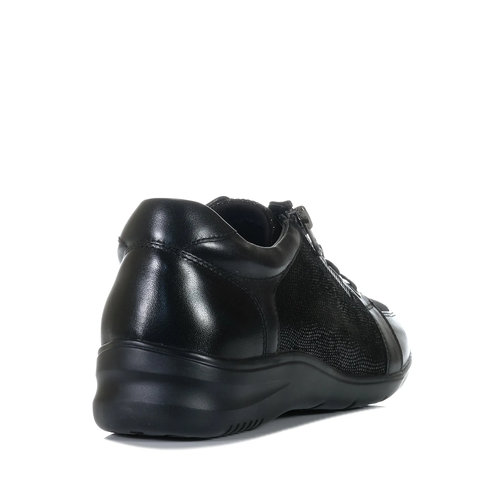 Klouds Jaslyn Black Print Stretch Form Fit