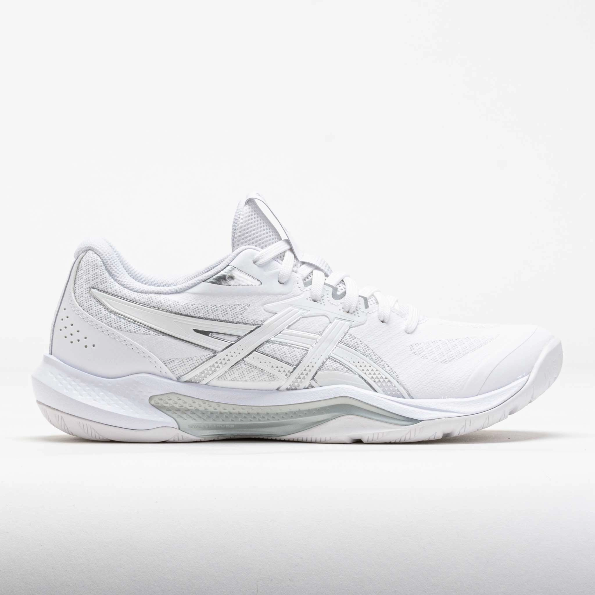 Light - soar ASICS GEL-Tactic 13 Women's White/Pure Silver