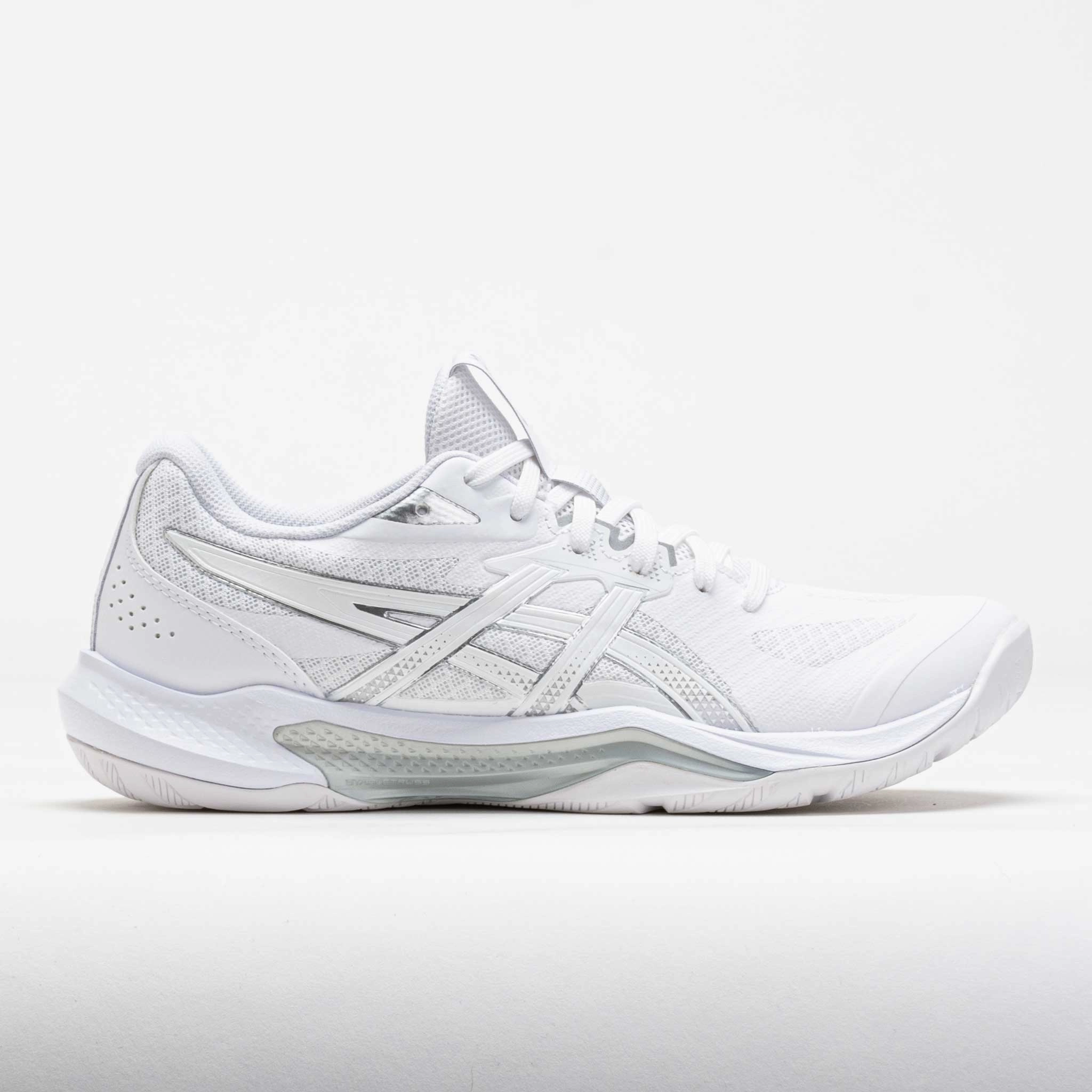 Light - soar ASICS GEL-Tactic 13 Women's White/Pure Silver