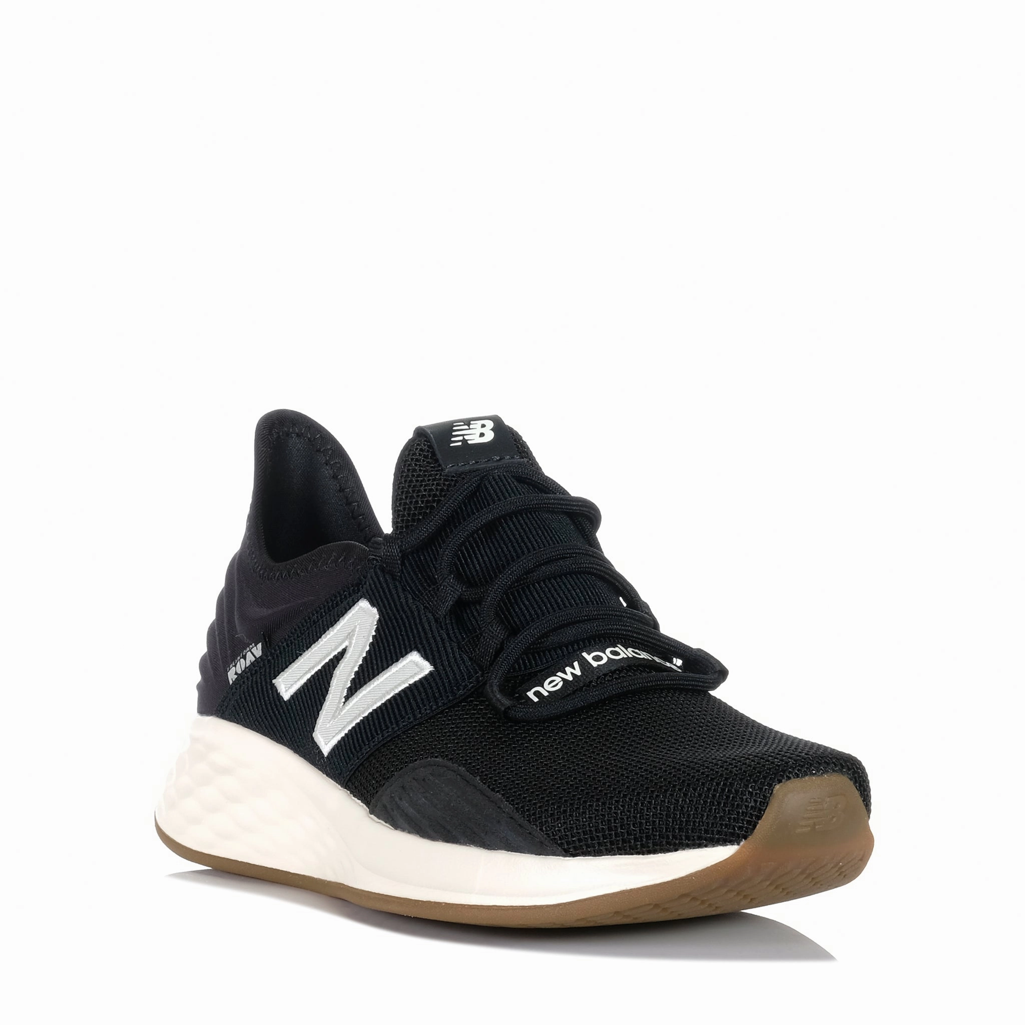 Light and Comfortable New Balance Fresh Foam Roav WROAVVK1 Black/White (B)