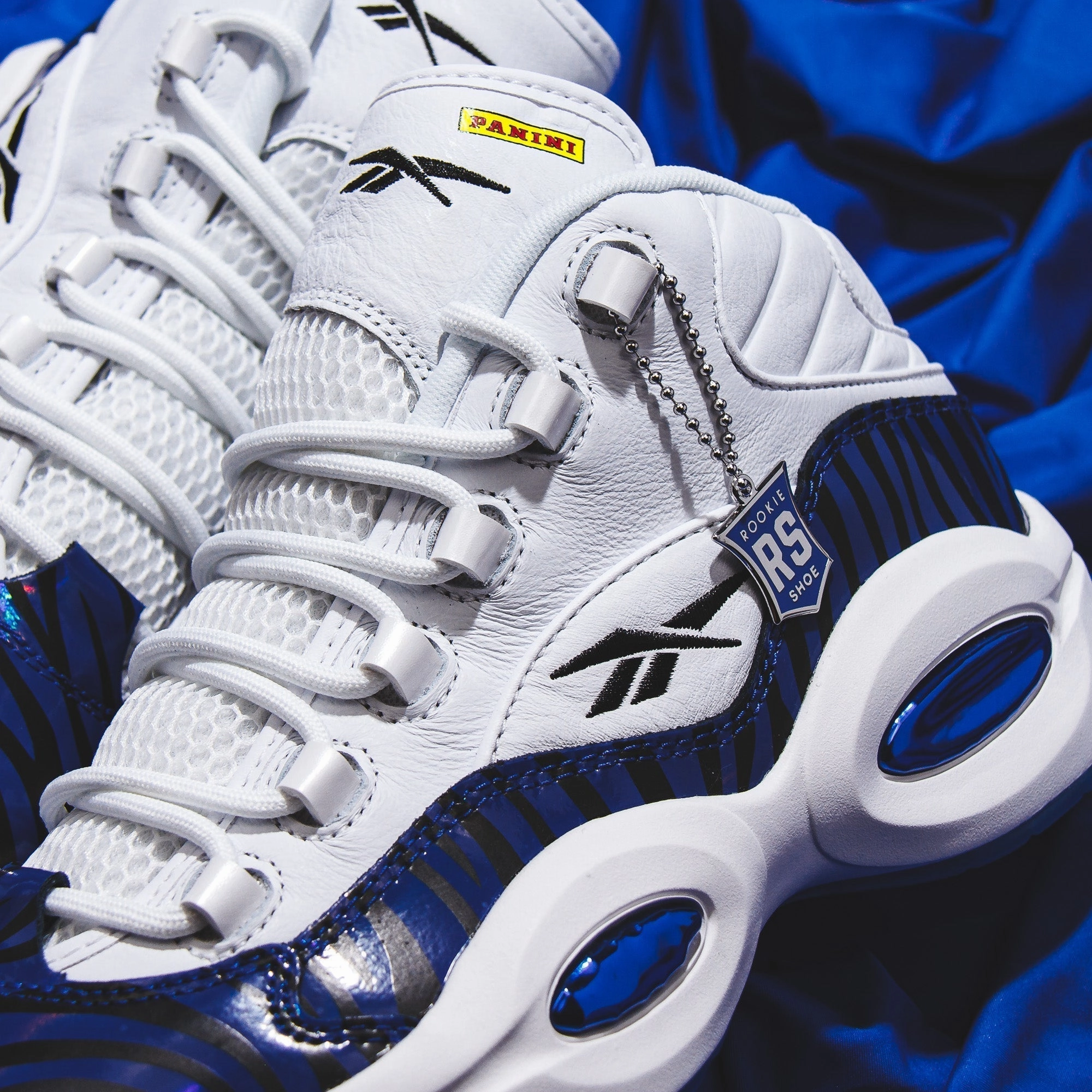 Light Step-In Reebok Classics x Panini Basketball Men Question Mid Allen Iverson White HQ1097