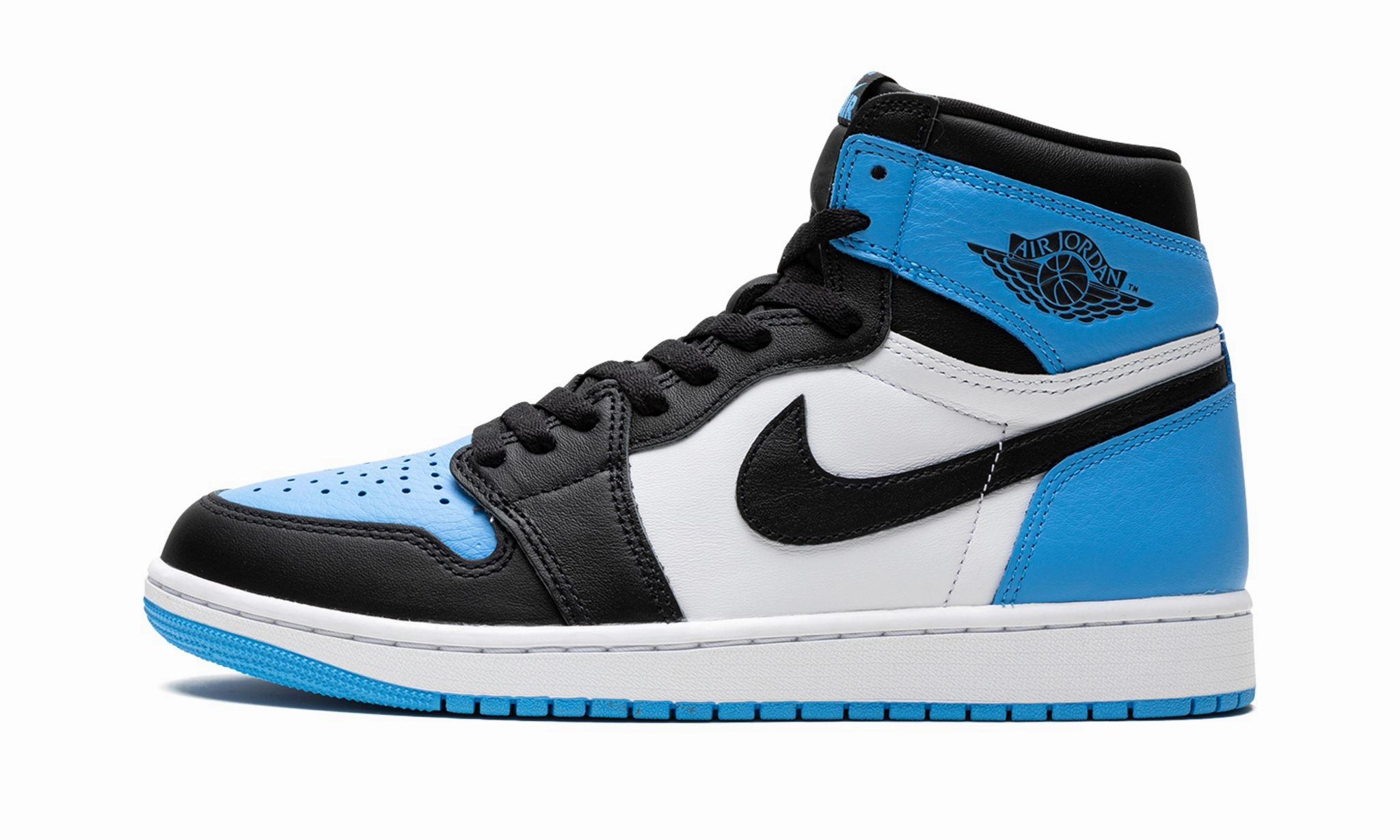 Air Jordan 1 High OG Unc Toe Comfortable Fit Shoes Quick Wear