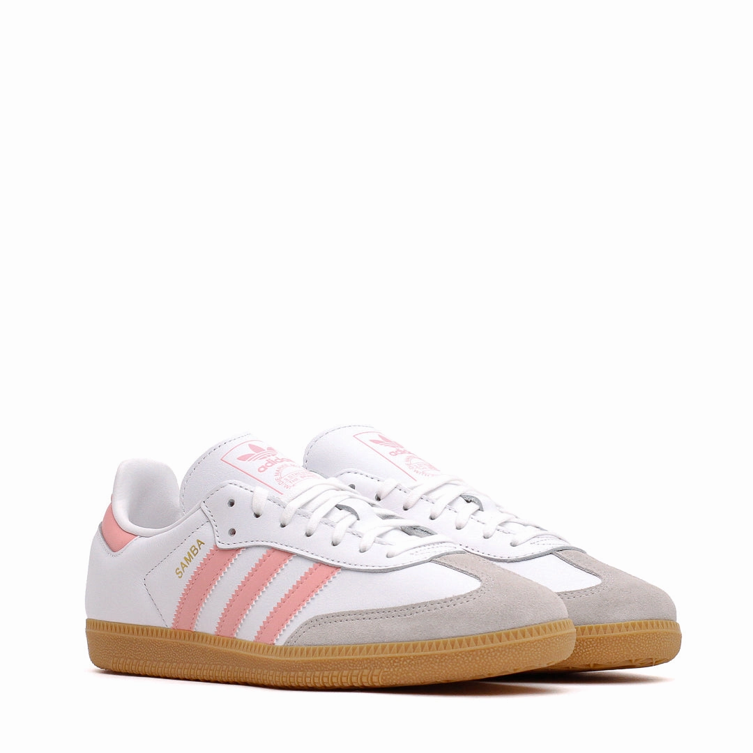Light Step Move-Out Adidas Kids Samba OG White Coral Pink (GS) JP5480