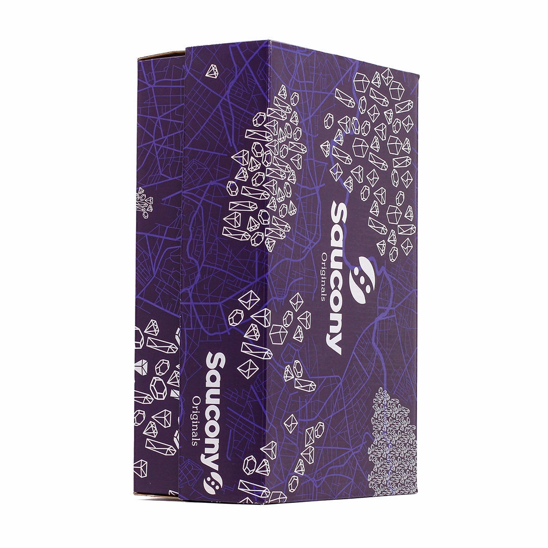 Light Step-On Saucony Men Progrid Omni 9 Crystal Caves Purple Yellow S70783-1