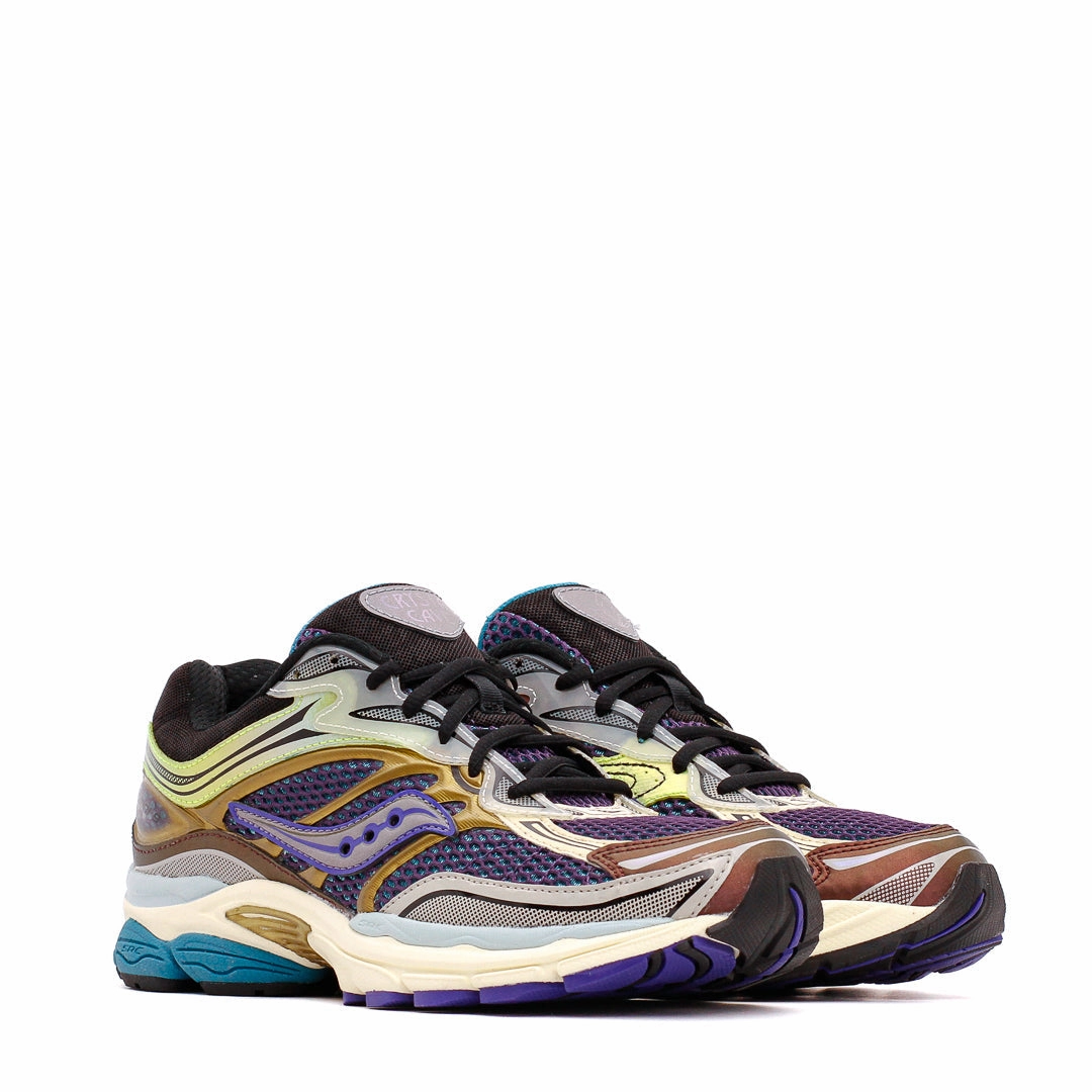 Light Step-On Saucony Men Progrid Omni 9 Crystal Caves Purple Yellow S70783-1