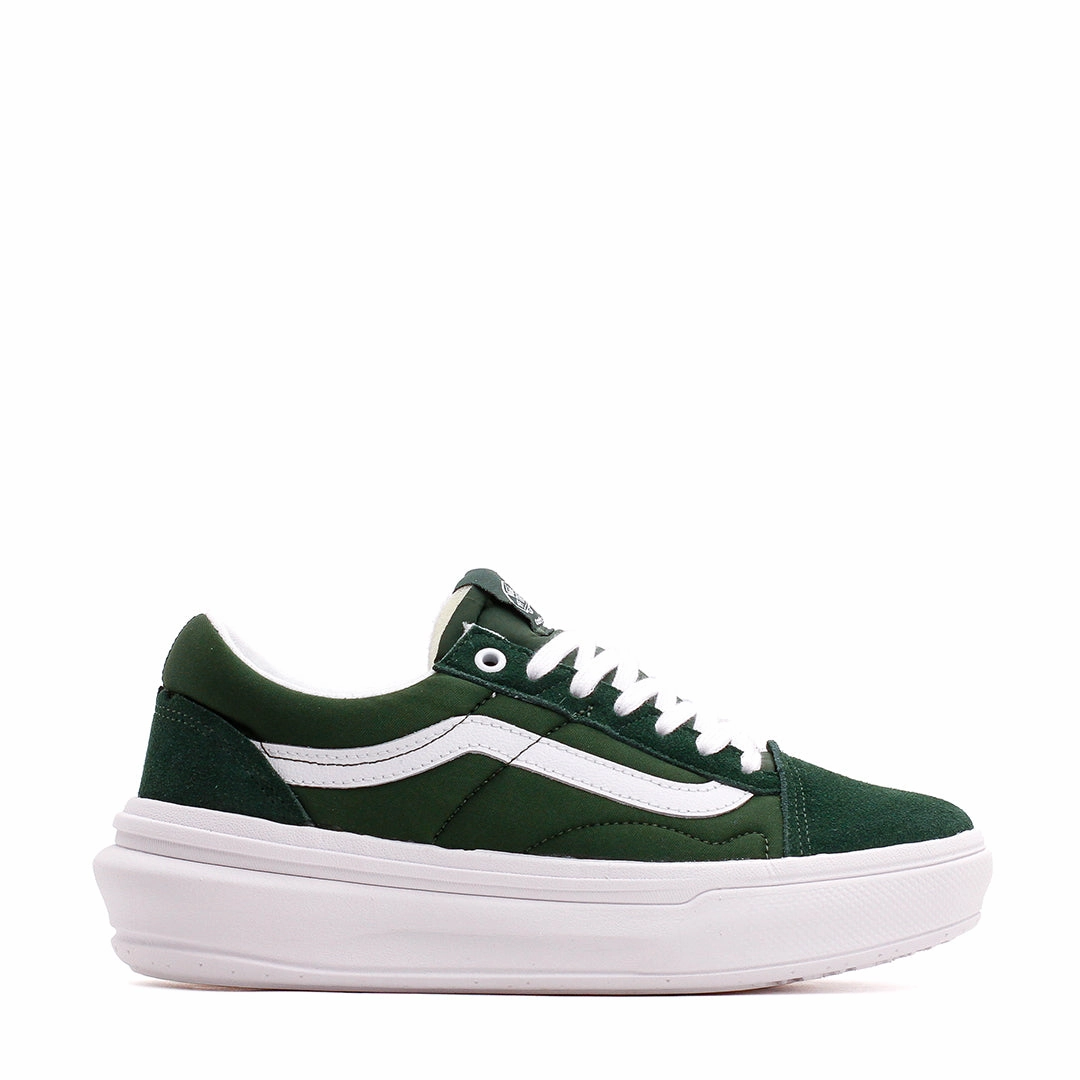 Vans Men Old Skool Overt CC Dark Green White VN0A7Q5EDGY Bend Hike Lightweight Design