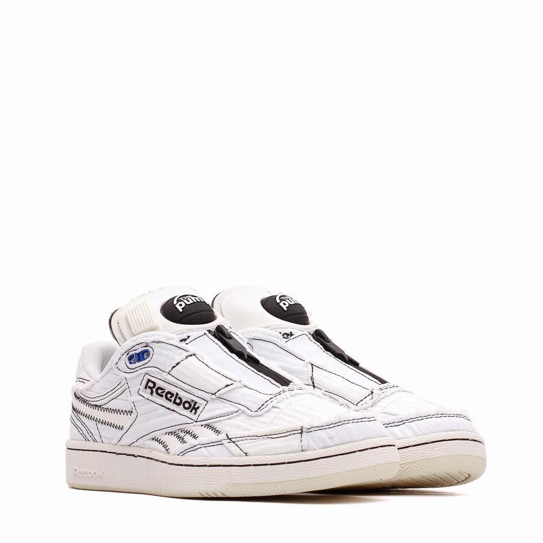 Light Walk-Step Glide-Out Reebok Classic x MARKET Men Club C 85 Pump White 100069832