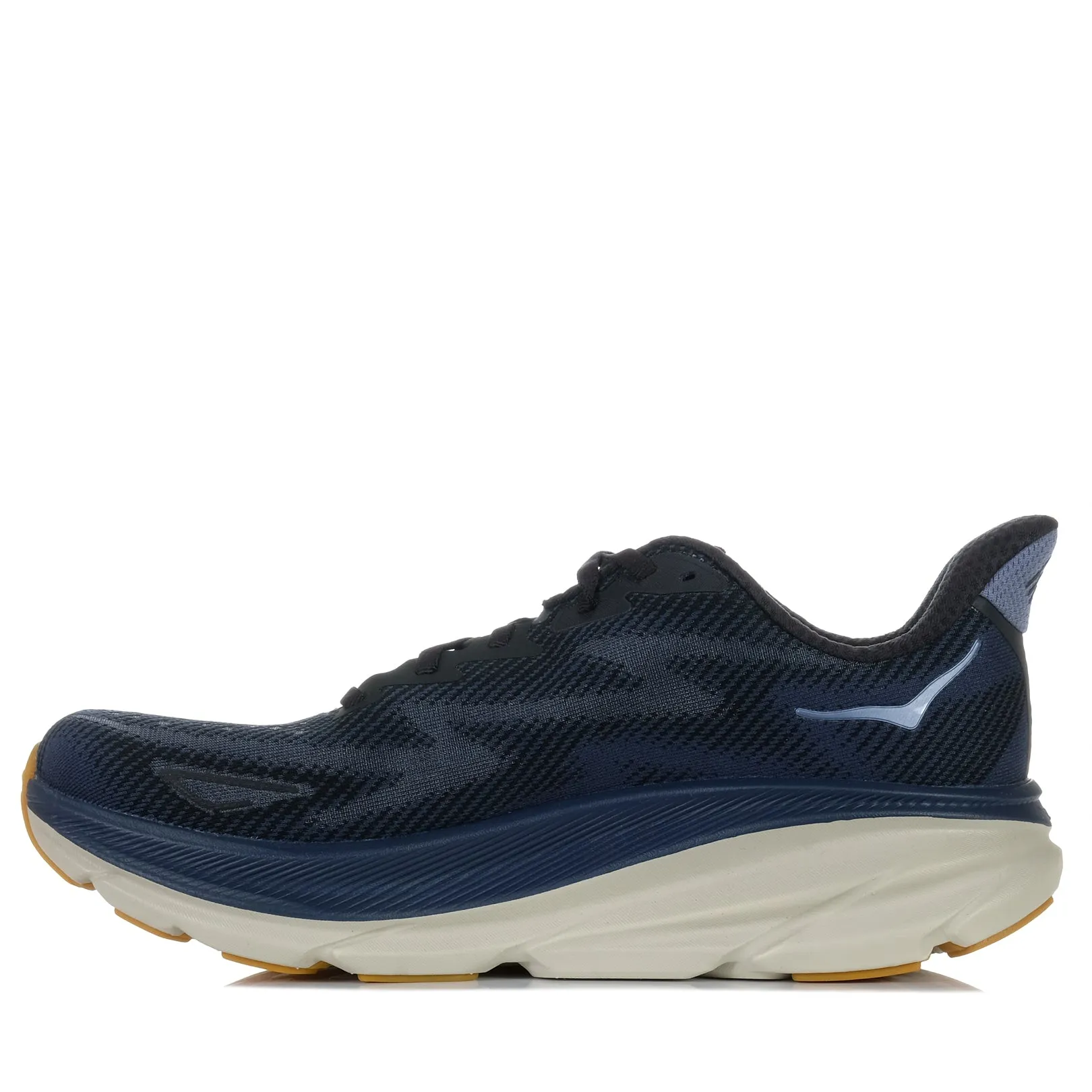 Lightweight Knit Hoka Clifton 9 (D) Black/Varsity Navy