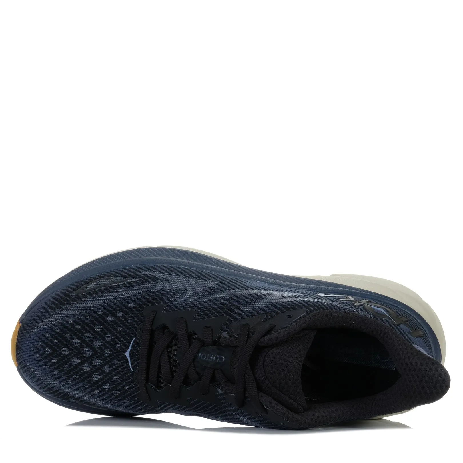 Lightweight Knit Hoka Clifton 9 (D) Black/Varsity Navy