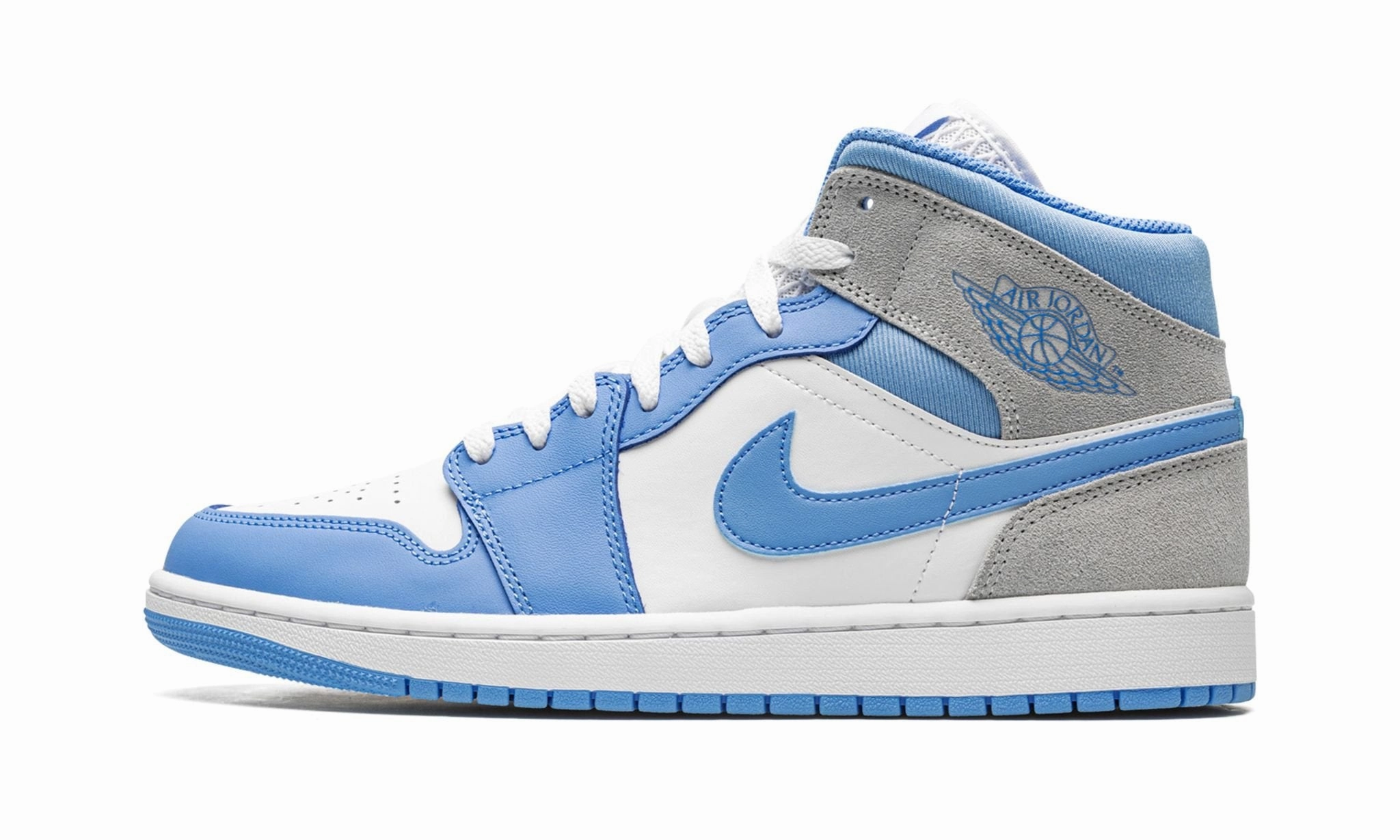 Stability Zone Speedy Fit Air Jordan 1 Mid SE University Blue Grey