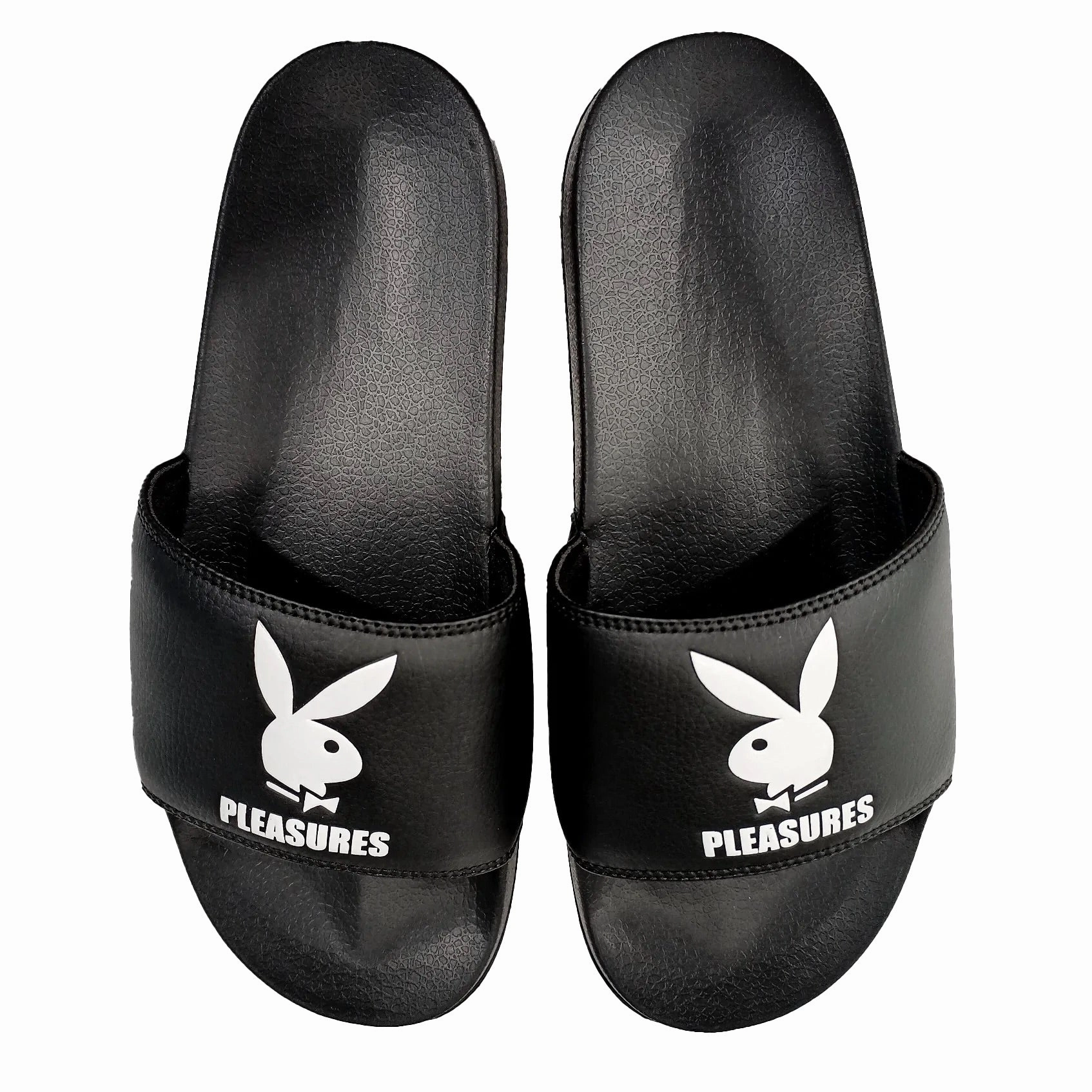Pleasures Men x PLAYBOY Slides Black Shop Quick Street Run