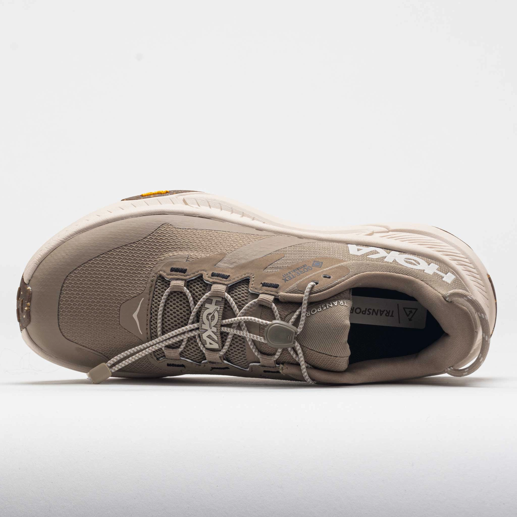 Lightweight Structure Design Quality Level HOKA Transport GTX Women's Dune/Eggnog