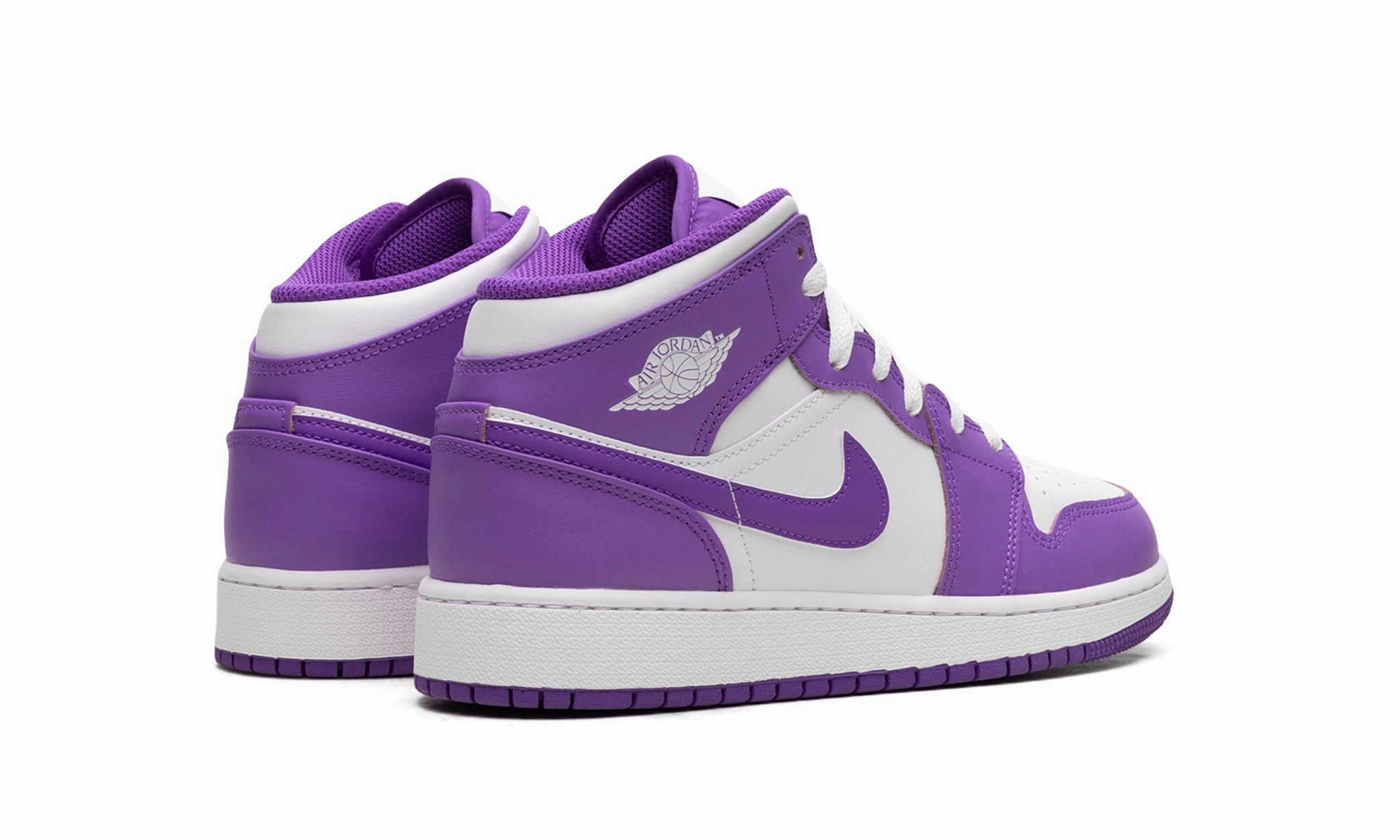 Long Walk Ready Air Jordan 1 Mid GS 'Purple Venom'