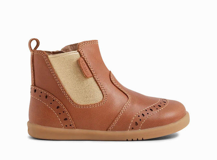 Bobux Iwalk Billie Boot - Caramel well-made