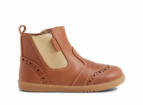 Bobux Iwalk Billie Boot - Caramel well-made